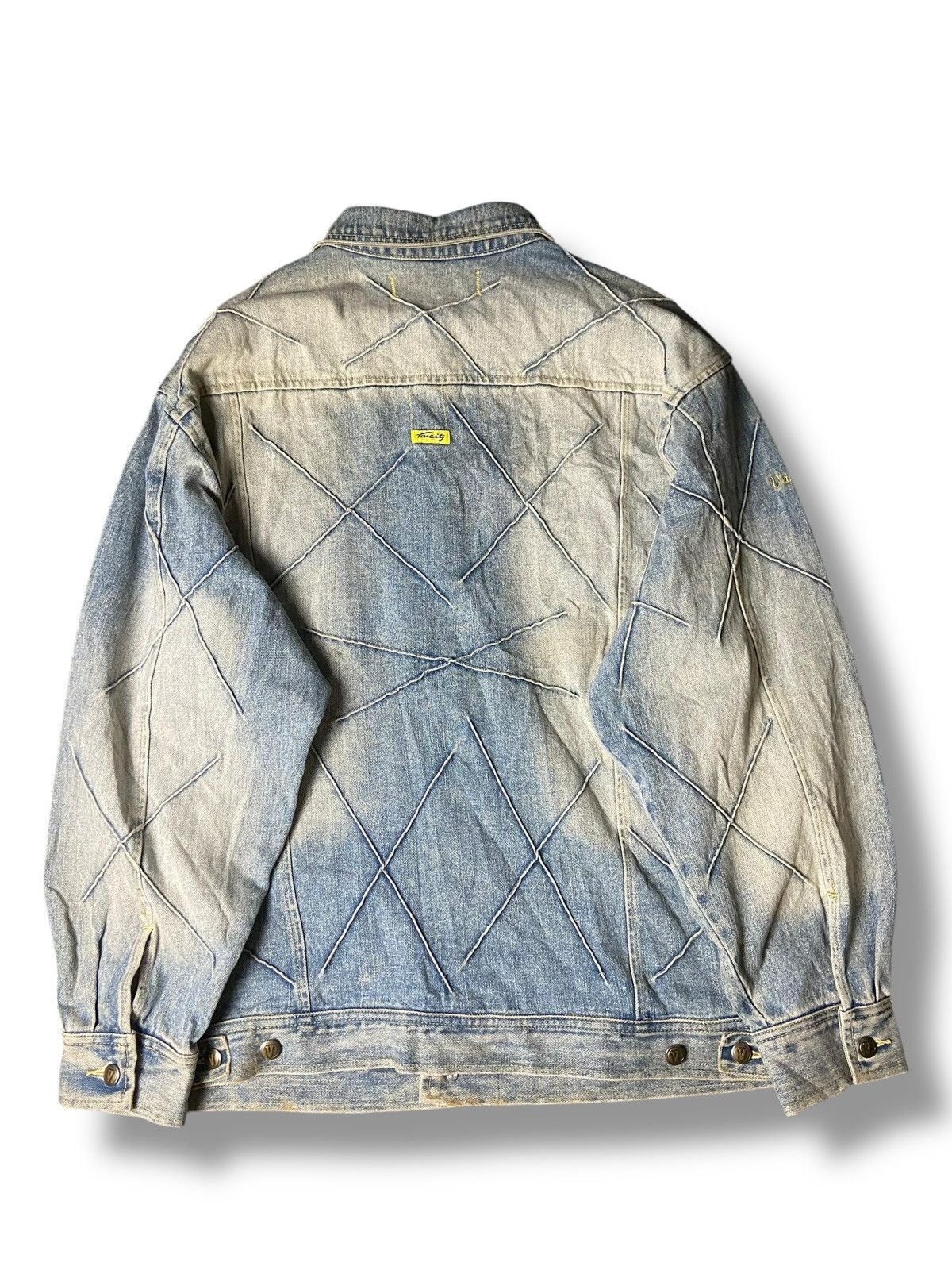 Japanese Brand Varcity USA Denim Jeans Jacket (154) Size US L / EU 52-54 / 3 - 2 Thumbnail
