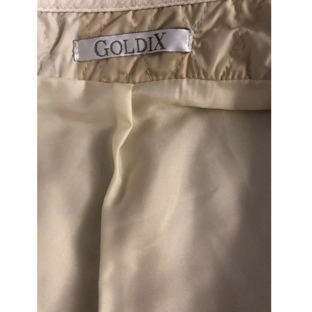 Other Goldix Beige Lightweight Lined Quilted Jacket Size UK 10 US Size S / US 4 / IT 40 - 4 Thumbnail