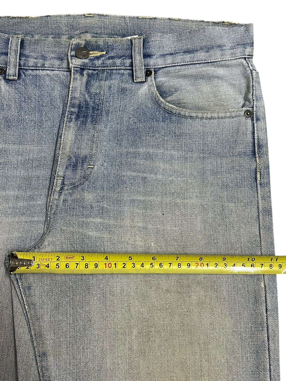 Calvin Klein Vintage Calvin Klein Faded Wash Style Distressed Loose Jeans Size US 32 / EU 48 - 15 Thumbnail