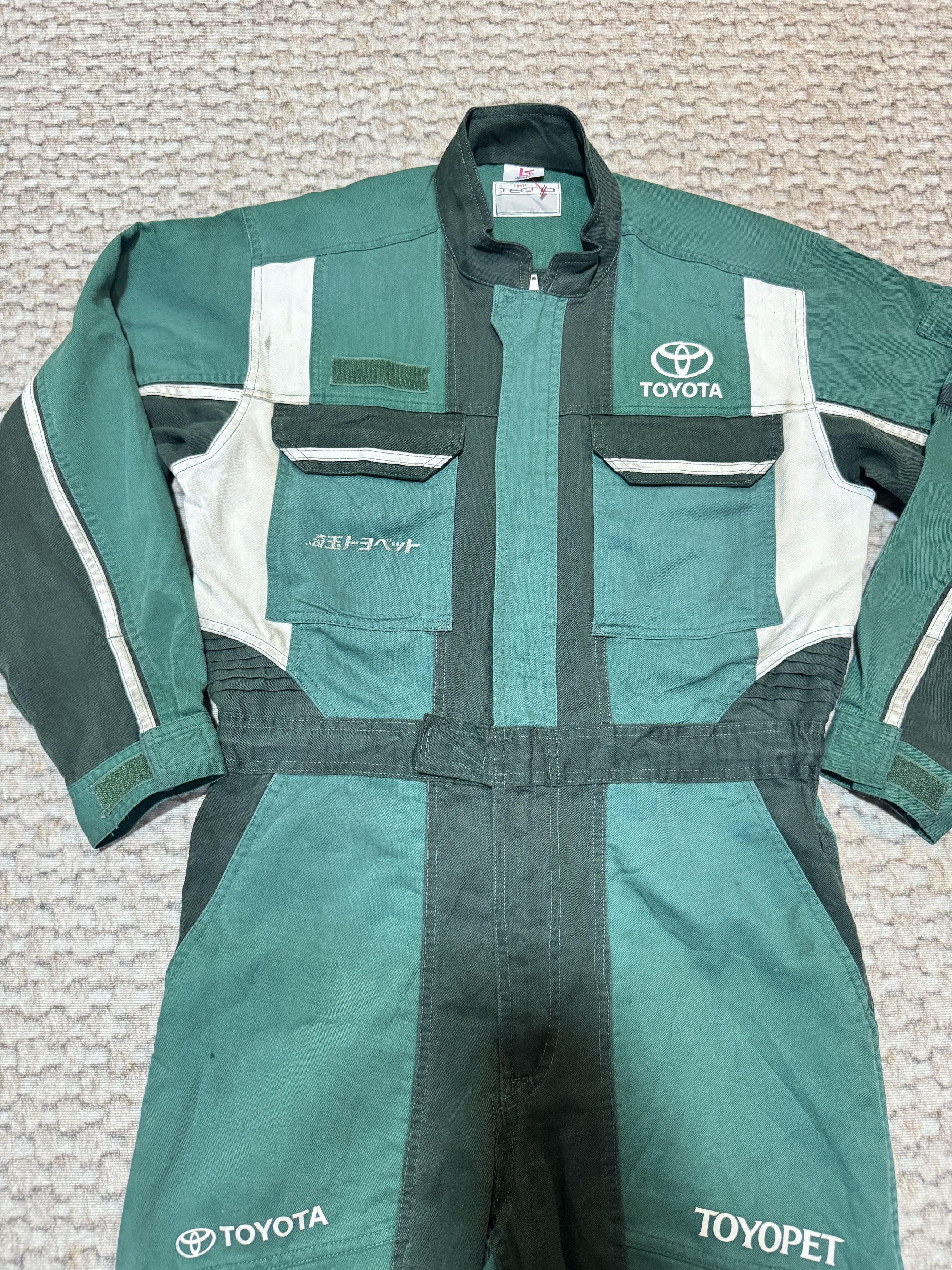 Sports Specialties Vintage Toyota Toyopet TRD Techno Coverall Dirty Oil Size L Size US 34 / EU 50 - 3 Thumbnail