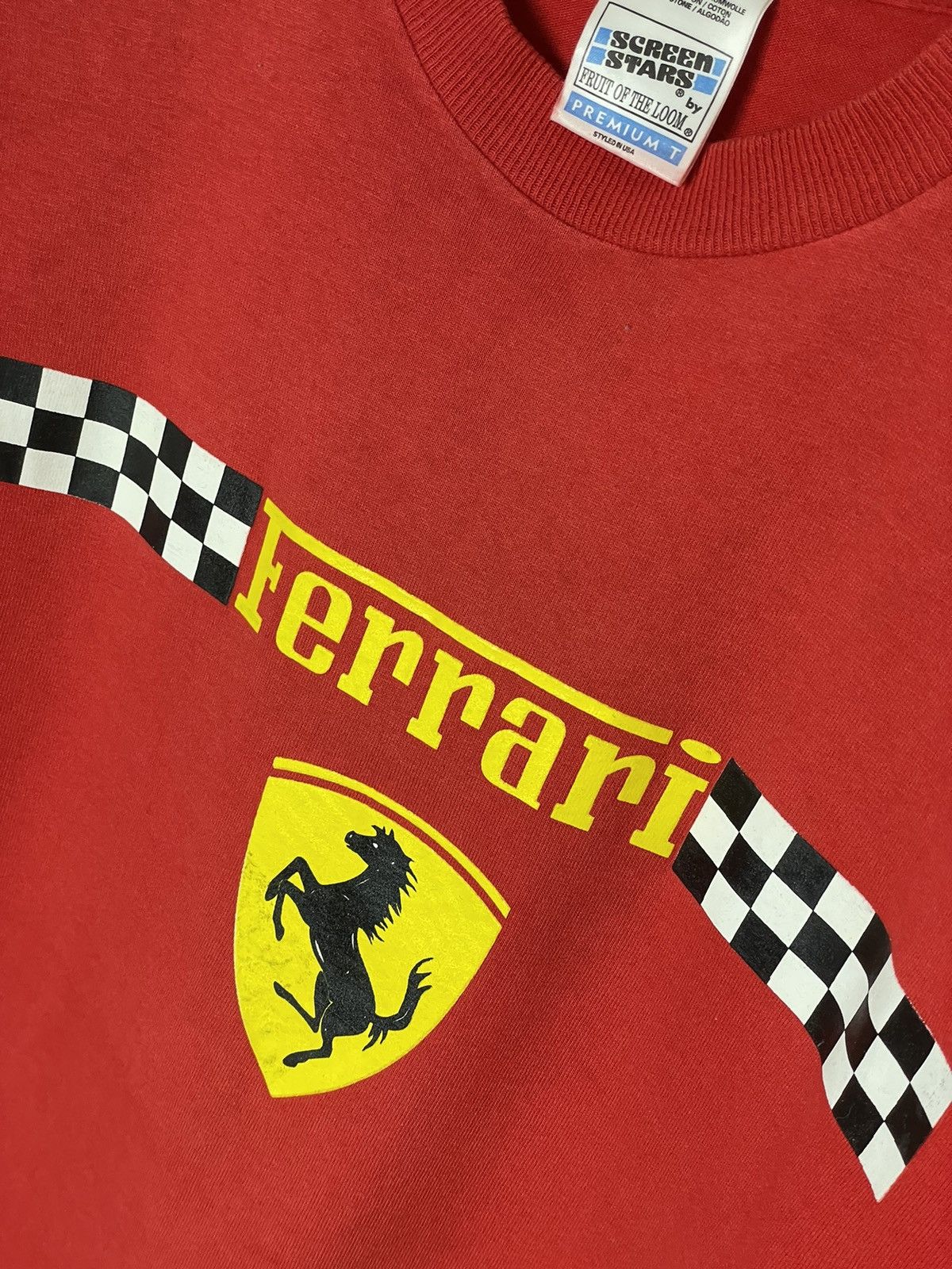 Ferrari × Formula 1 90s Ferarri Formula Uno Racing Logo T shirt Size US M / EU 48-50 / 2 - 6 Thumbnail