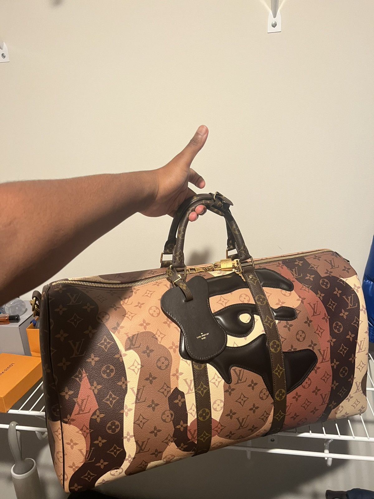 Louis Vuitton LOUIS VUITTON x KidSuper Portrait Keepall 55 Size ONE SIZE - 20 Thumbnail