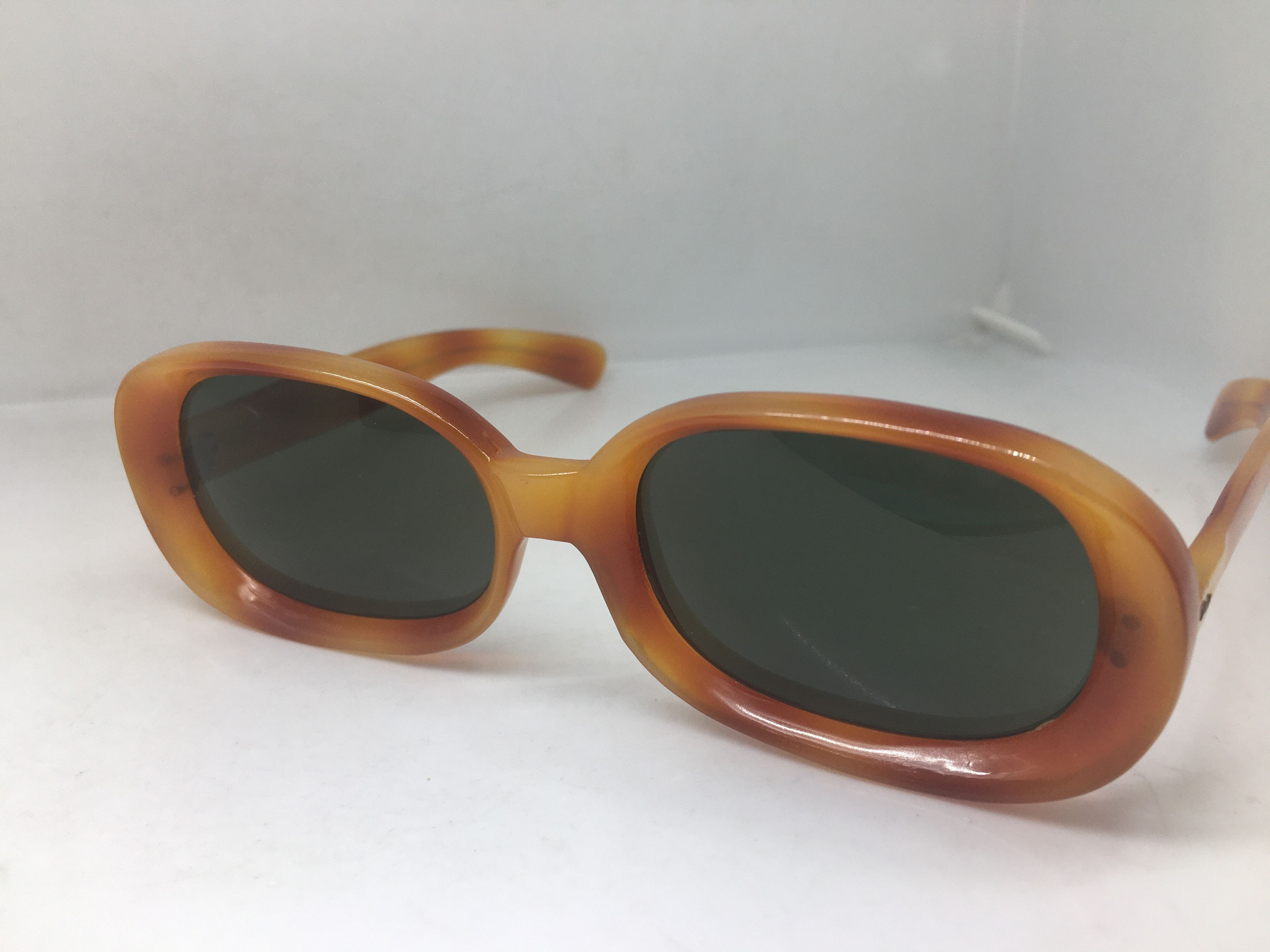 Vintage Vintage 70s Handmade Acetate Sunglasses Frame Italy Size ONE SIZE - 3 Thumbnail