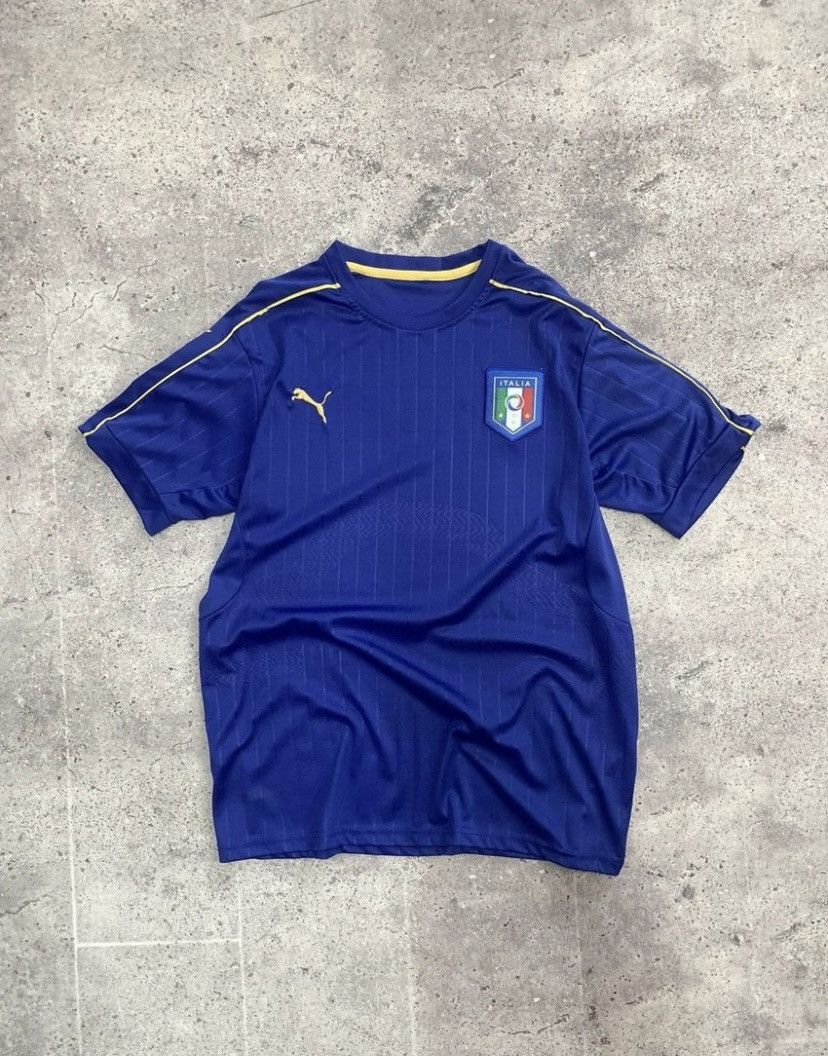 Puma Puma Itallia Home Football Soccer Jersey Size US M / EU 48-50 / 2 - 2 Thumbnail