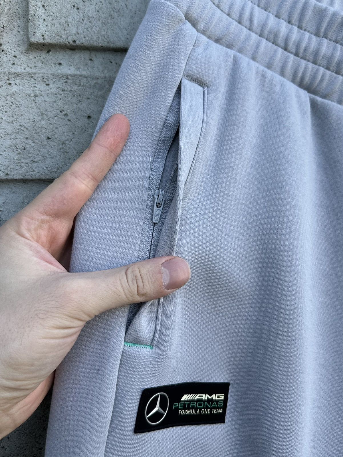 Mercedes-Benz × Puma Grey Puma x Mercedes AMG Petronas tracksuit pants size XL Size US 36 / EU 52 - 5 Thumbnail