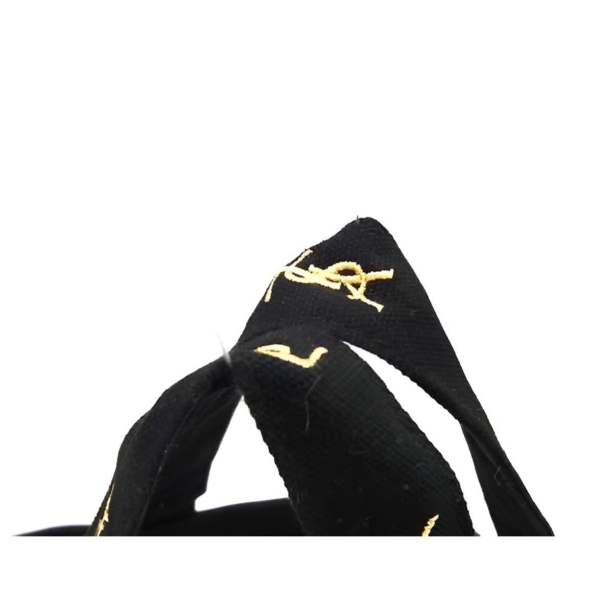 Yves Saint Laurent Yves Saint Laurent YSL Tote Bag Cotton Black Size ONE SIZE - 4 Thumbnail