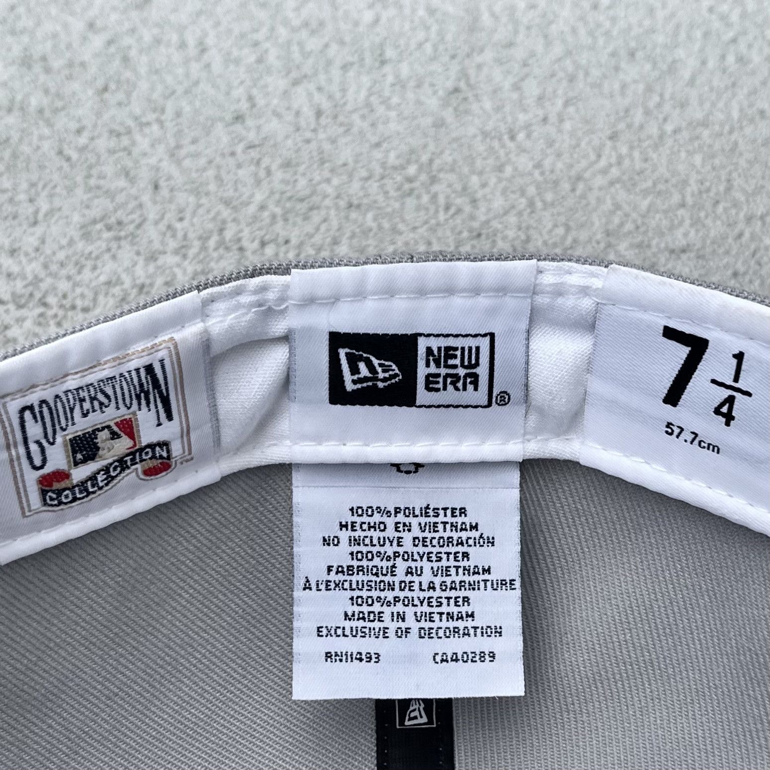 Hat Club × MyFitteds × New Era Atlanta Braves 2000 ASG Patch Icy UV 59FIFTY Hat 7 1/4 Size ONE SIZE - 7 Thumbnail