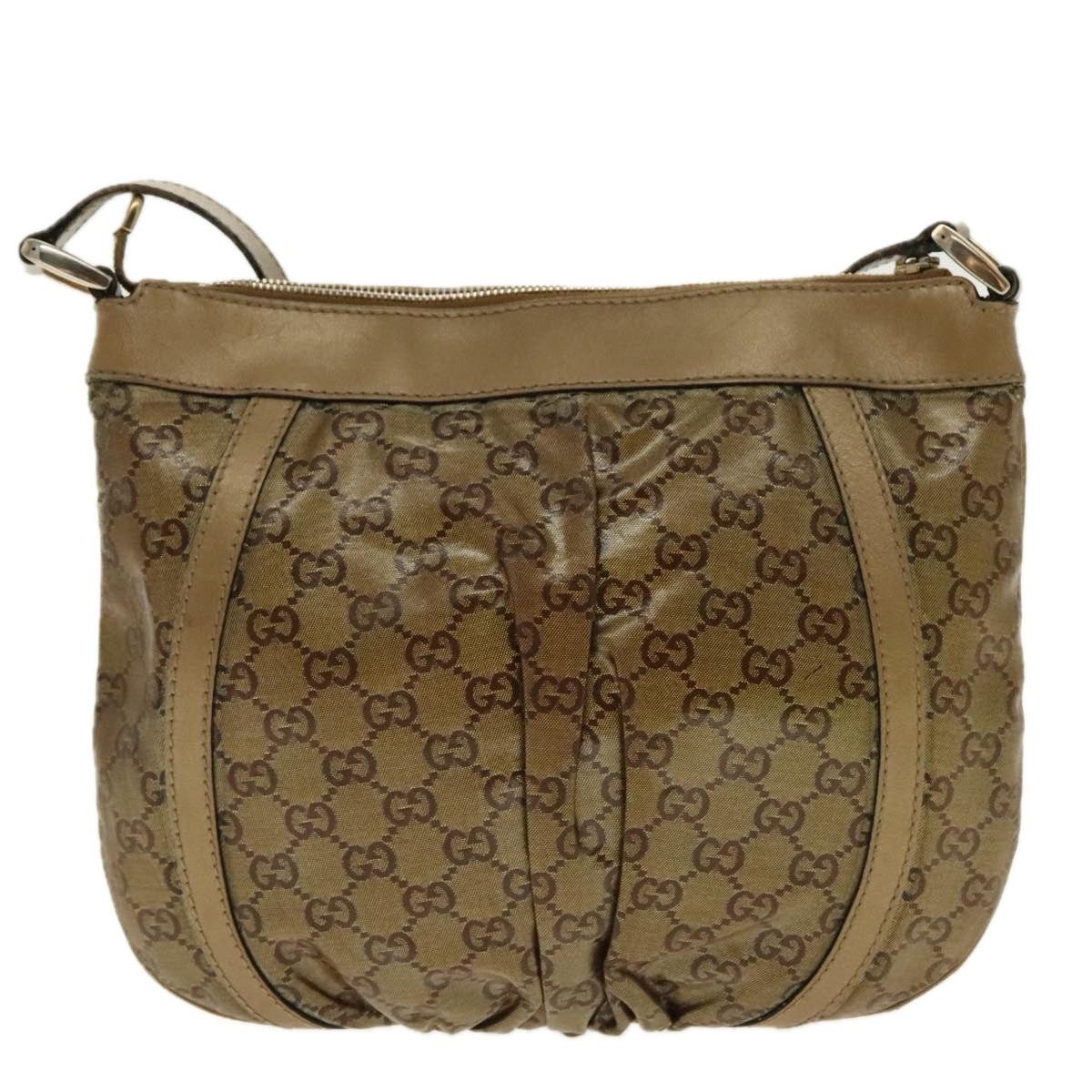 Gucci GUCCI GG Crystal Shoulder Bag Gold Tone Gold Size ONE SIZE - 3 Thumbnail