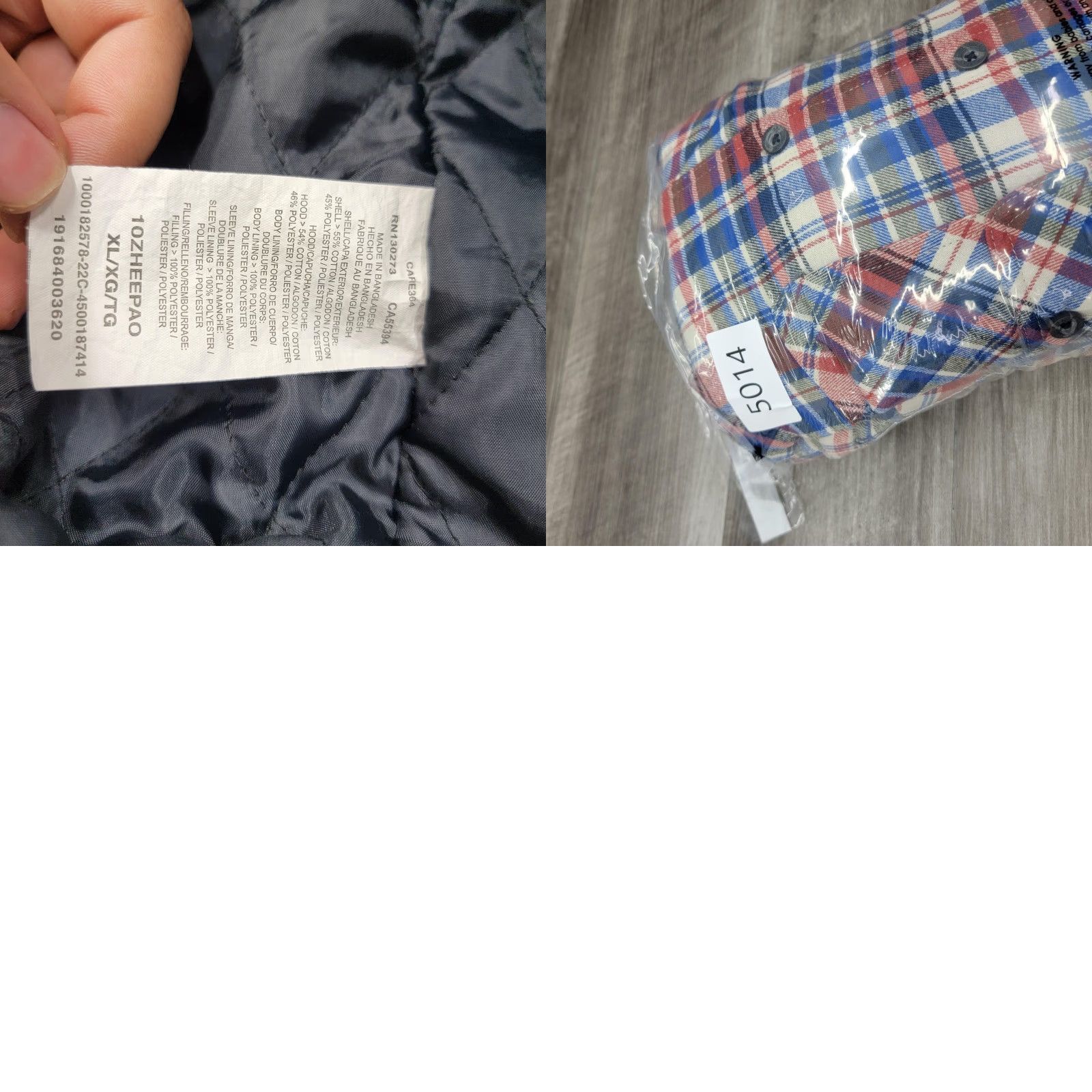 Wrangler VINTAGE Wrangler Jacket Mens XL Red Plaid Quilted Hooded Flannel Lined Warm Outdoor Size US XL / EU 56 / 4 - 8 Thumbnail