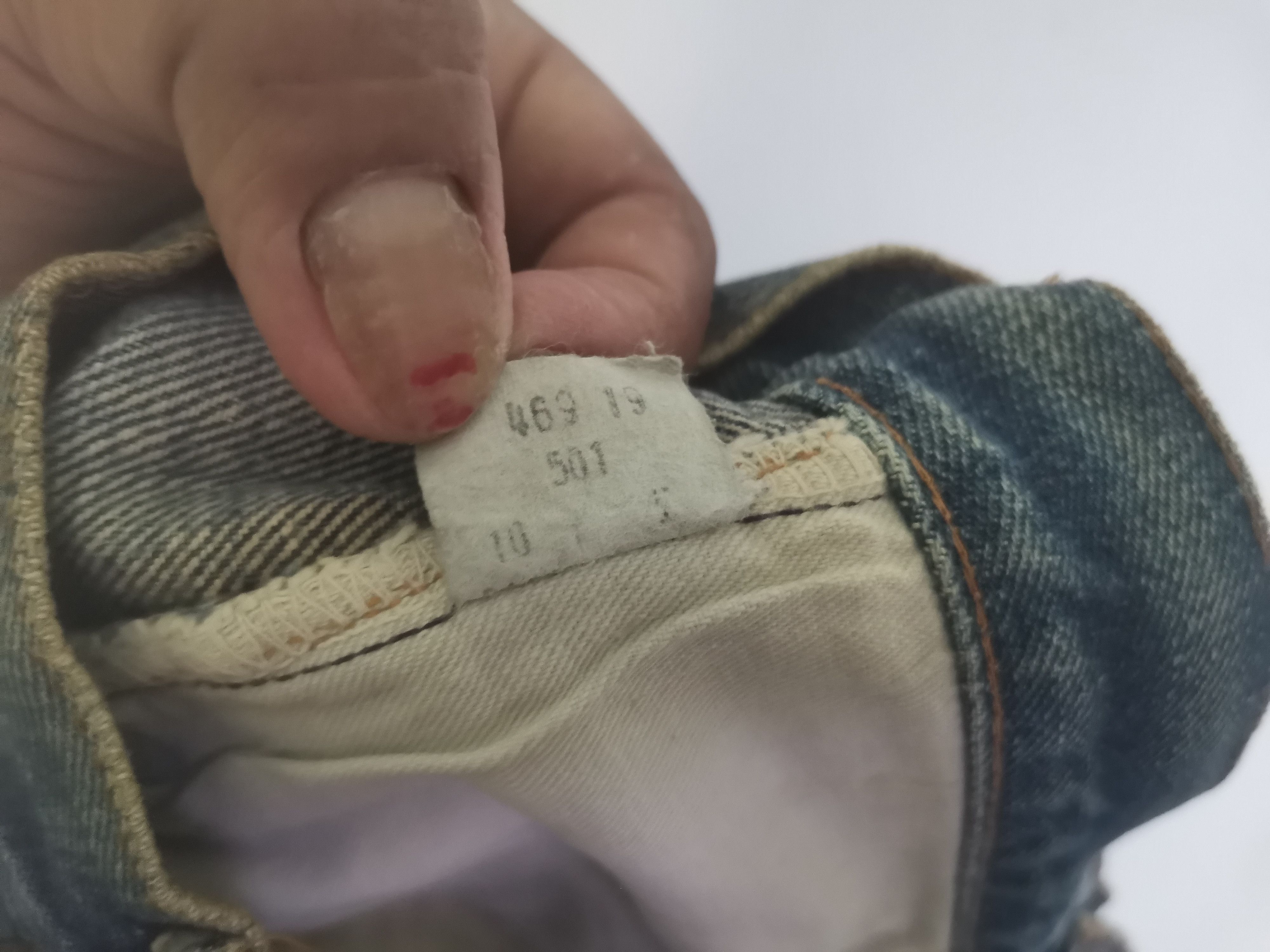 Levi's Vintage Clothing × Vintage Rare vintage 70s Levi's red line small e stemp button no 2 Size US 29 - 8 Thumbnail