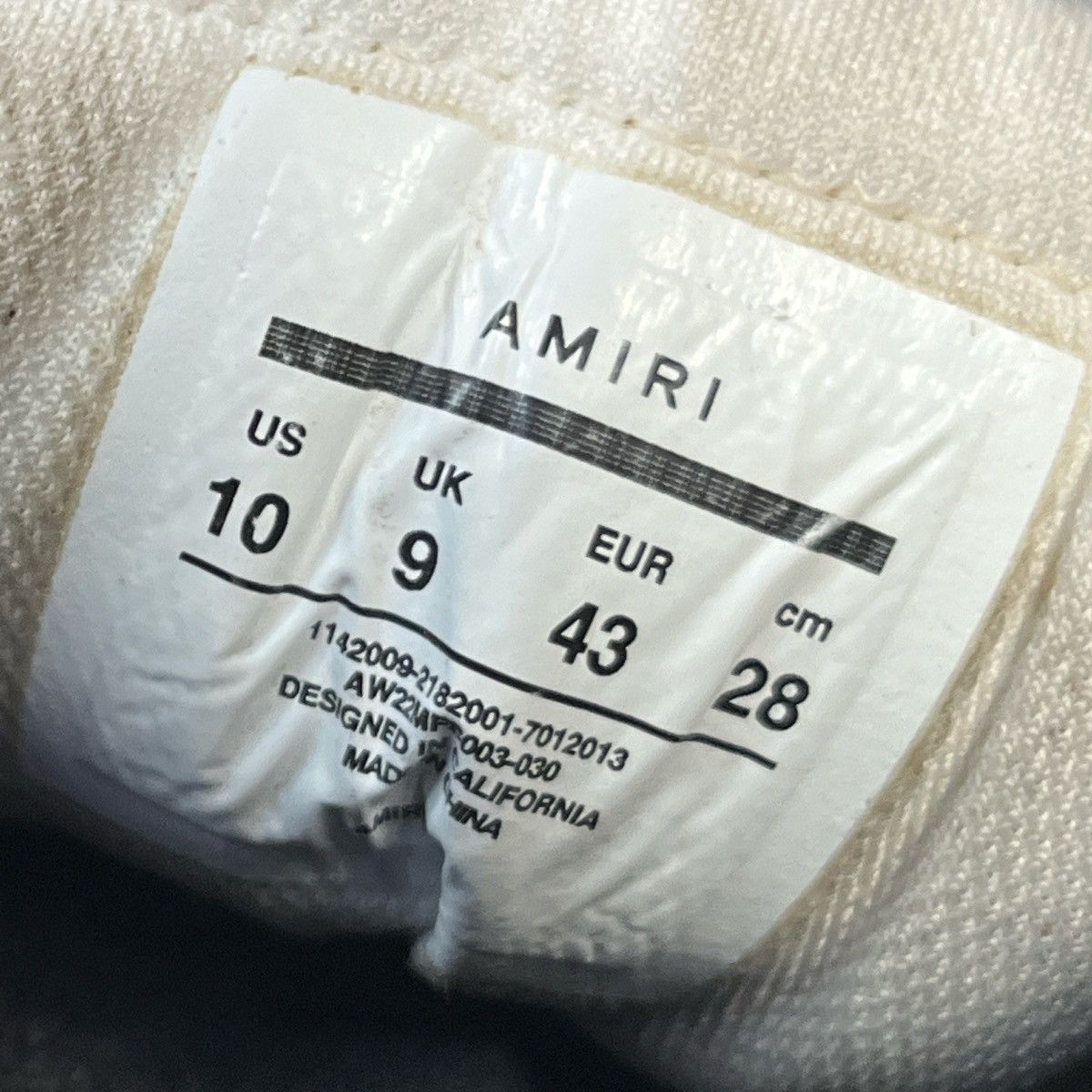Amiri Amiri Skel Top Low ‘Grey’ Size US 10 / EU 43 - 6 Thumbnail