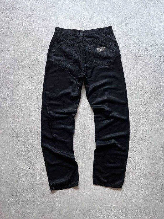 Versace Vintage Versace Silk Baggy Pants Y2K 34 + Dolce Embroidery Size US 34 / EU 50 - 1 Thumbnail