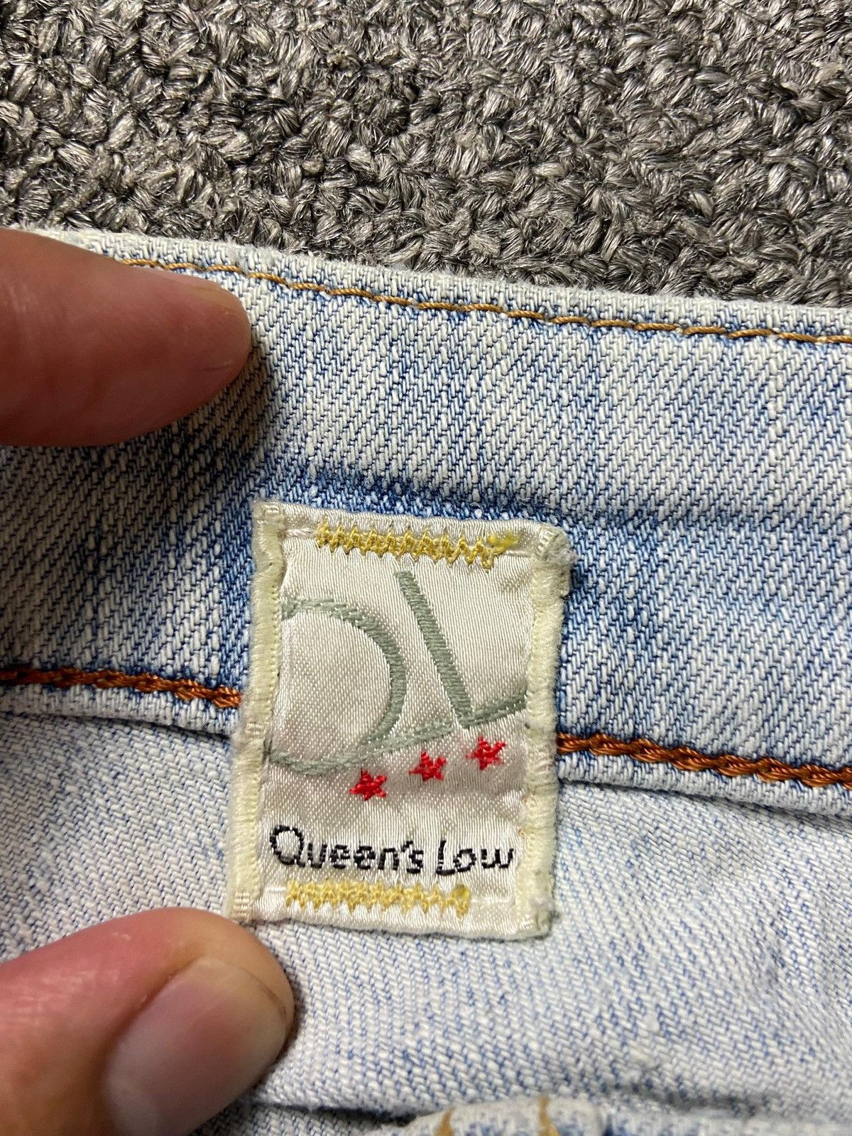 Japanese Brand × Vintage Vintage Queens Low Brand Flared Jeans (123) Size US 27 - 3 Thumbnail