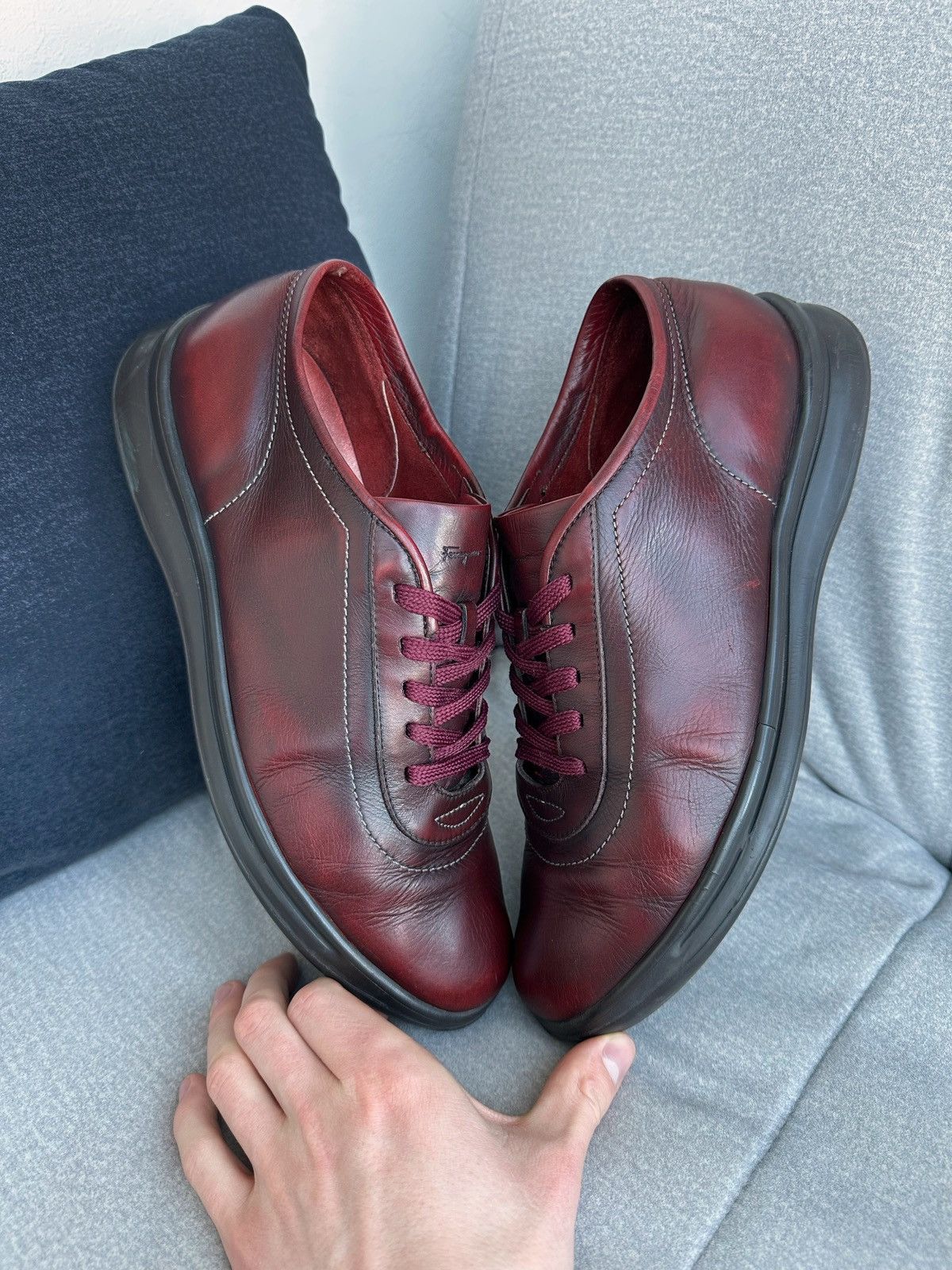 Salvatore Ferragamo Salvatore Ferragamo Leather Shoes Size US 8.5 / EU 41-42 - 5 Thumbnail