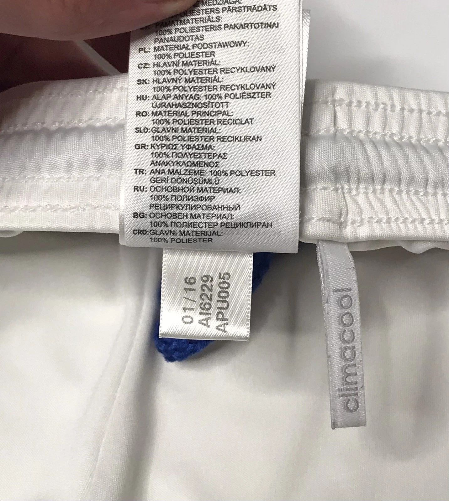 Adidas Juventus Adidas 2016 Football Soccer Shorts White Men's Size US 32 / EU 48 - 8 Thumbnail