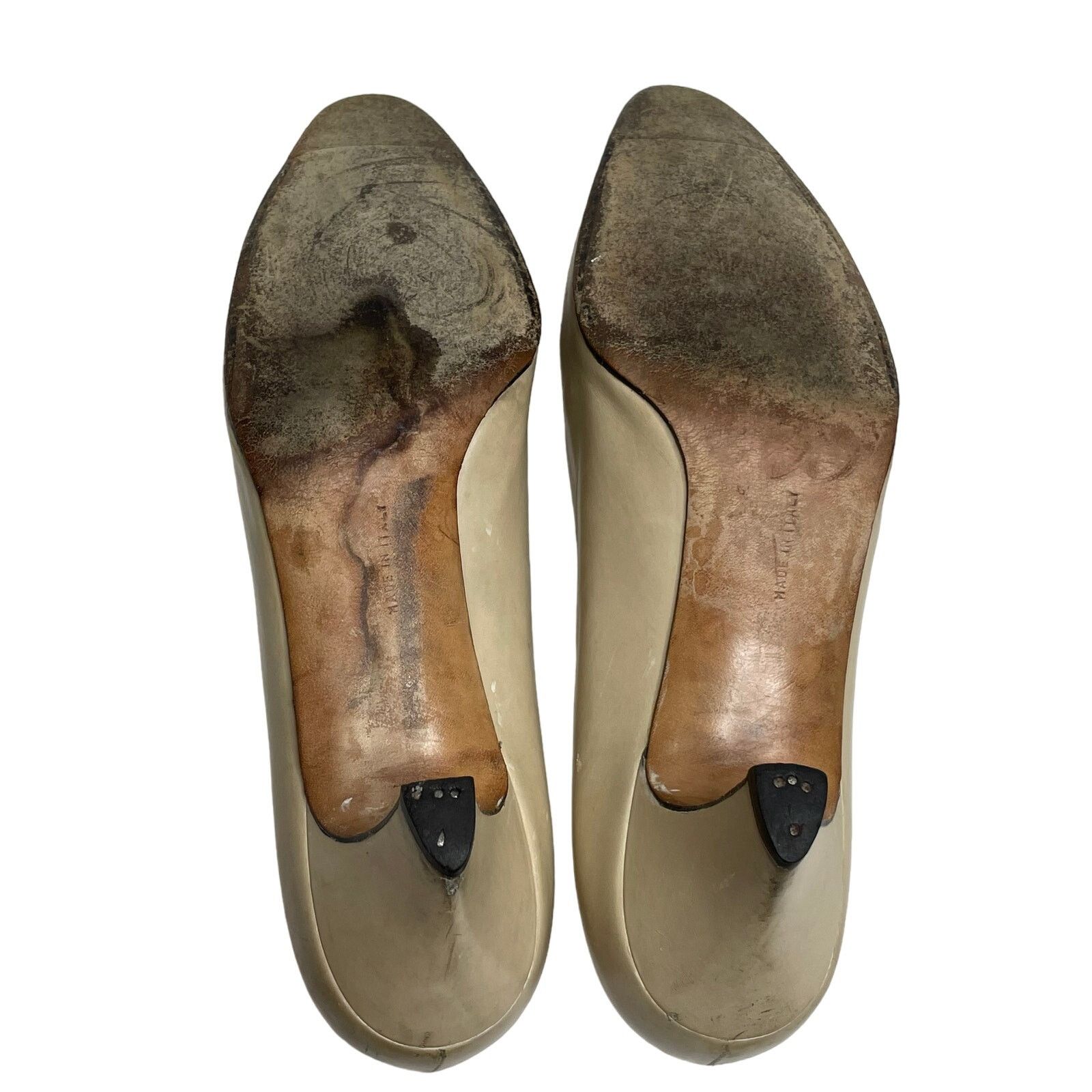 Salvatore Ferragamo Salvatore Ferragamo Nude Short Heels Size US 6 / IT 36 - 9 Thumbnail