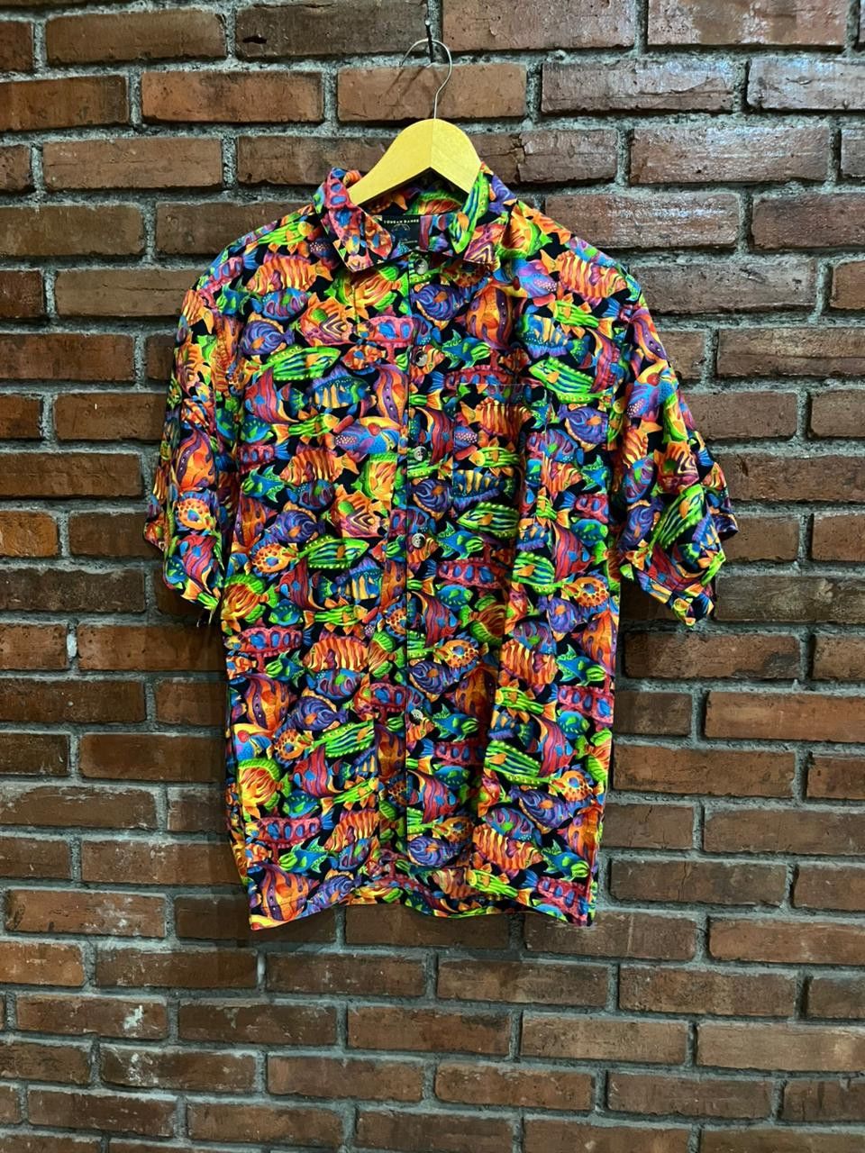 Vintage 70s Toucan Dance Hawaiian shirt Size US L / EU 52-54 / 3 - 1 Thumbnail