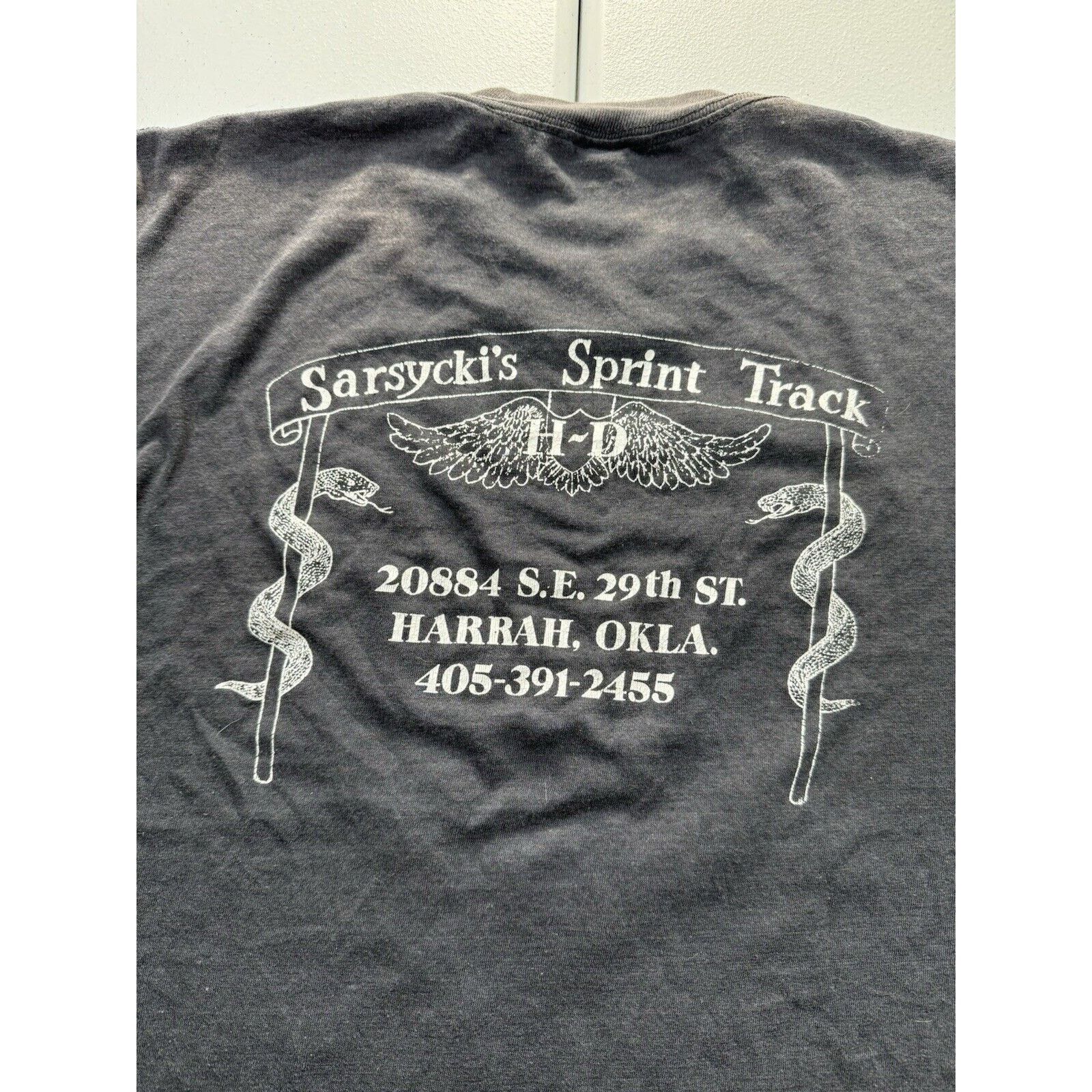 Harley Davidson Vintage Harley Davidson 3D Emblem T-Shirt Men’s M Black 80s Size US M / EU 48-50 / 2 - 7 Thumbnail