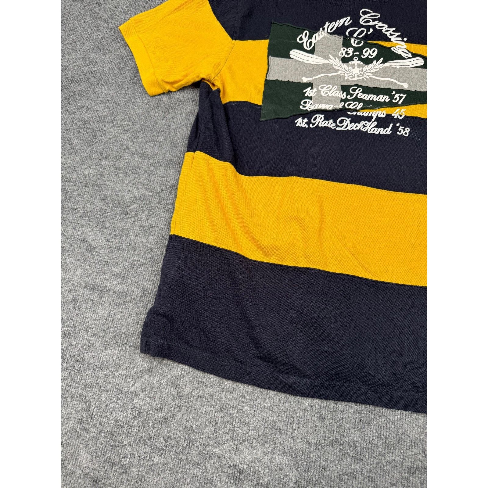 Nautica Vtg Nautica Sportswear Rugby Polo Shirt XL Striped Crest Size US XL / EU 56 / 4 - 13 Thumbnail