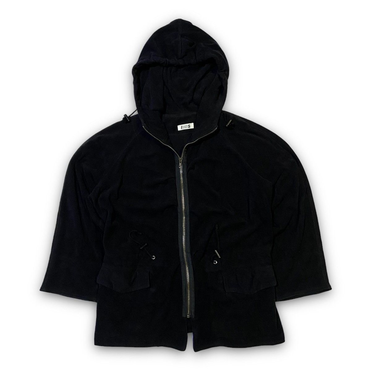 Designer × Issey Miyake × Japanese Brand Vintage Issey Miyake Wool Zipper Hoodie Size L / US 10 / IT 46 - 1 Thumbnail