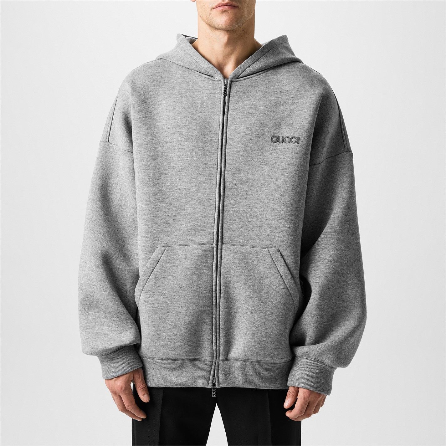 Gucci GUCCI Logo Zip Hoodie Size US S / EU 44-46 / 1 - 2 Thumbnail