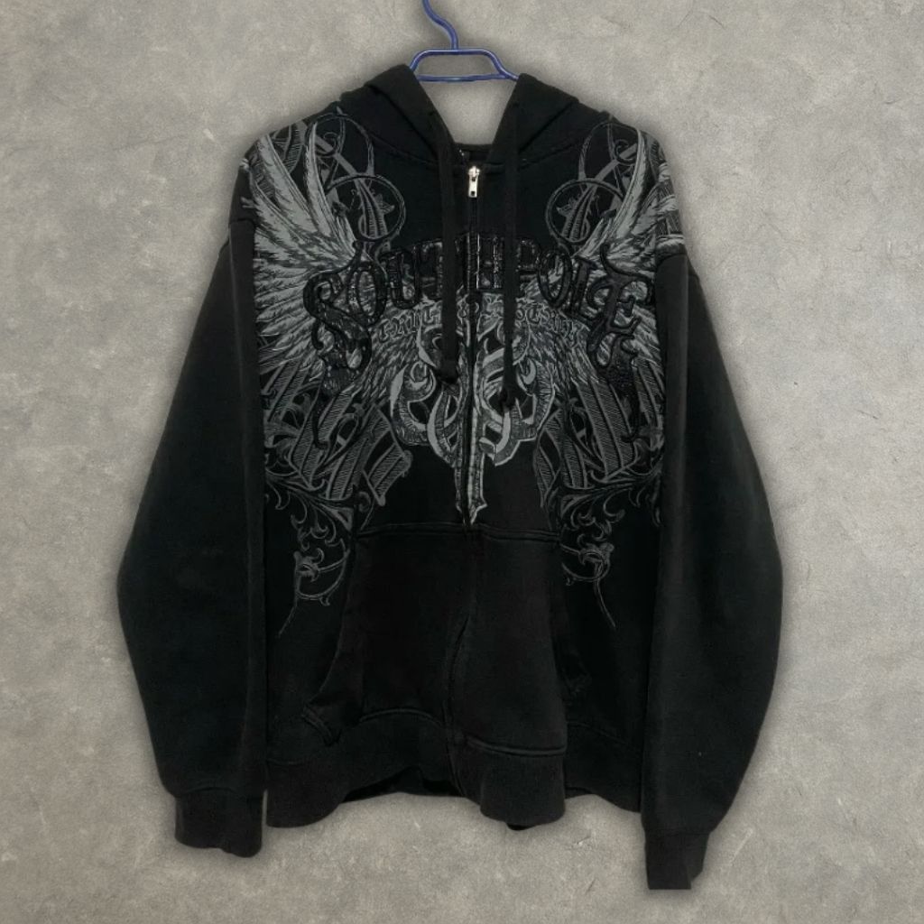 Other Oversized Y2K Skull Hoodie Size US L / EU 52-54 / 3 - 1 Thumbnail