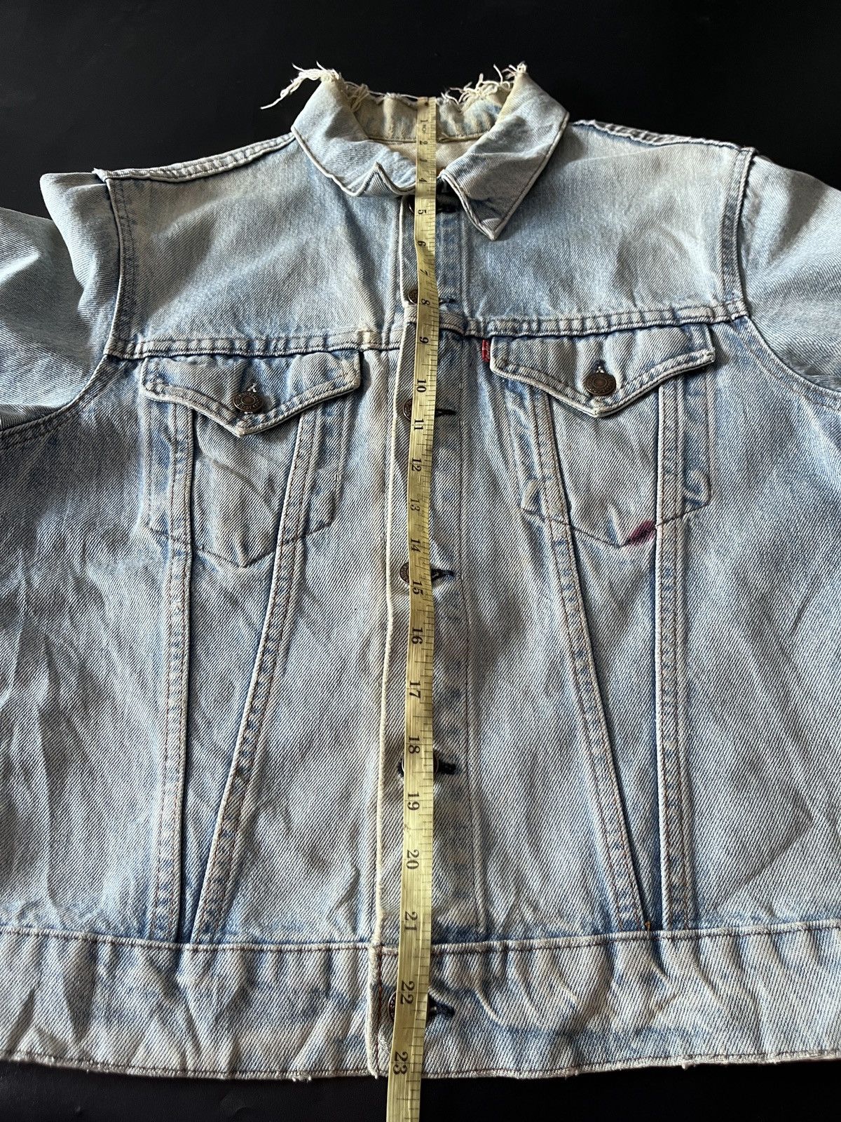 Levi's 1980s Levis Distressed denim jacket Size US S / EU 44-46 / 1 - 16 Thumbnail