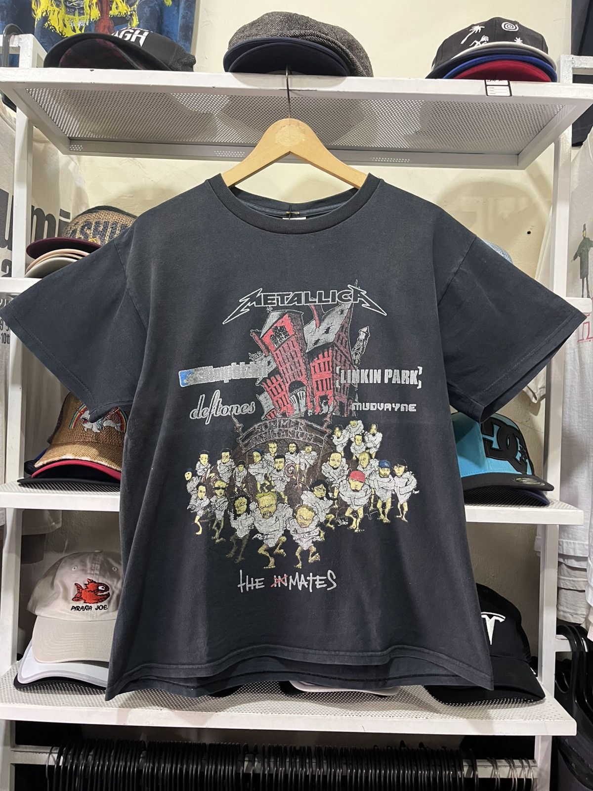 Metallica Vintage 2003 Metallica Summer SanitariumDeftones Linkin Park Size US M / EU 48-50 / 2 - 1 Thumbnail