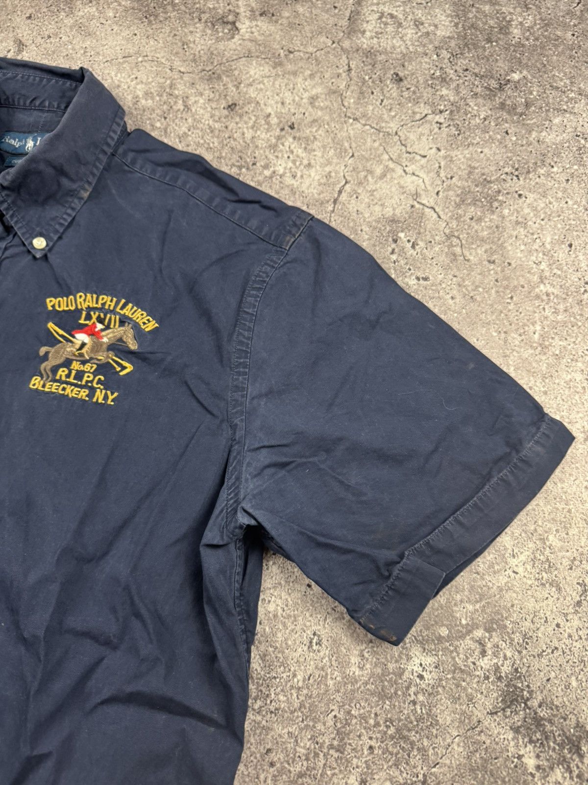Polo Ralph Lauren Polo Ralph Lauren Bleecker NY Big Logo Casual Shirt ButtonUp Size US L / EU 52-54 / 3 - 4 Thumbnail