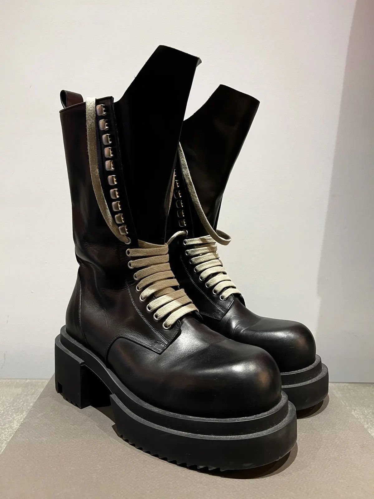 Rick Owens Bogun Army Boots Size US 11 / EU 44 - 1 Thumbnail