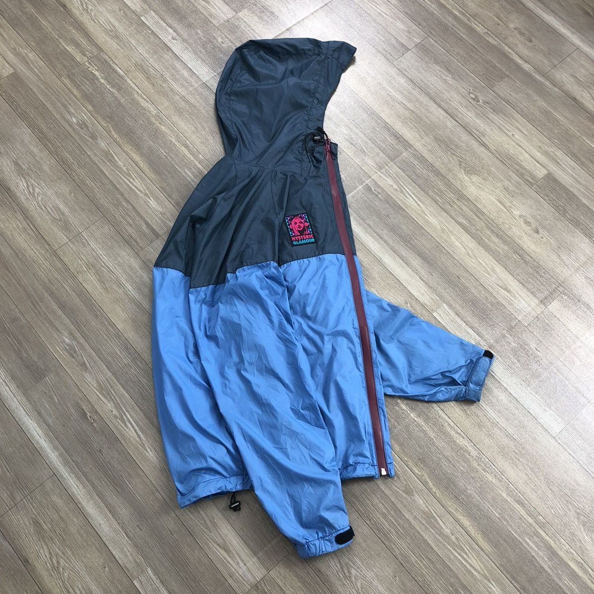 Hysteric Glamour 2000s Hysteric Glamour Two Tone Nylon Jacket Avant Garde Lgb Size US M / EU 48-50 / 2 - 20 Thumbnail