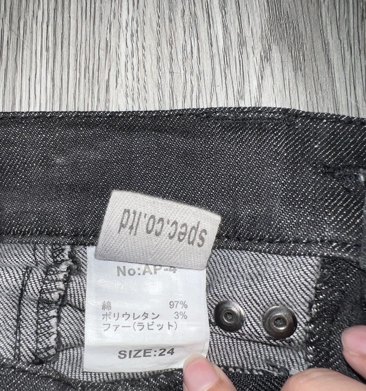 Japanese Brand D.i.a gyaru black denim short 🖤🦋 Size 24" / US 00 / IT 34 - 17 Thumbnail