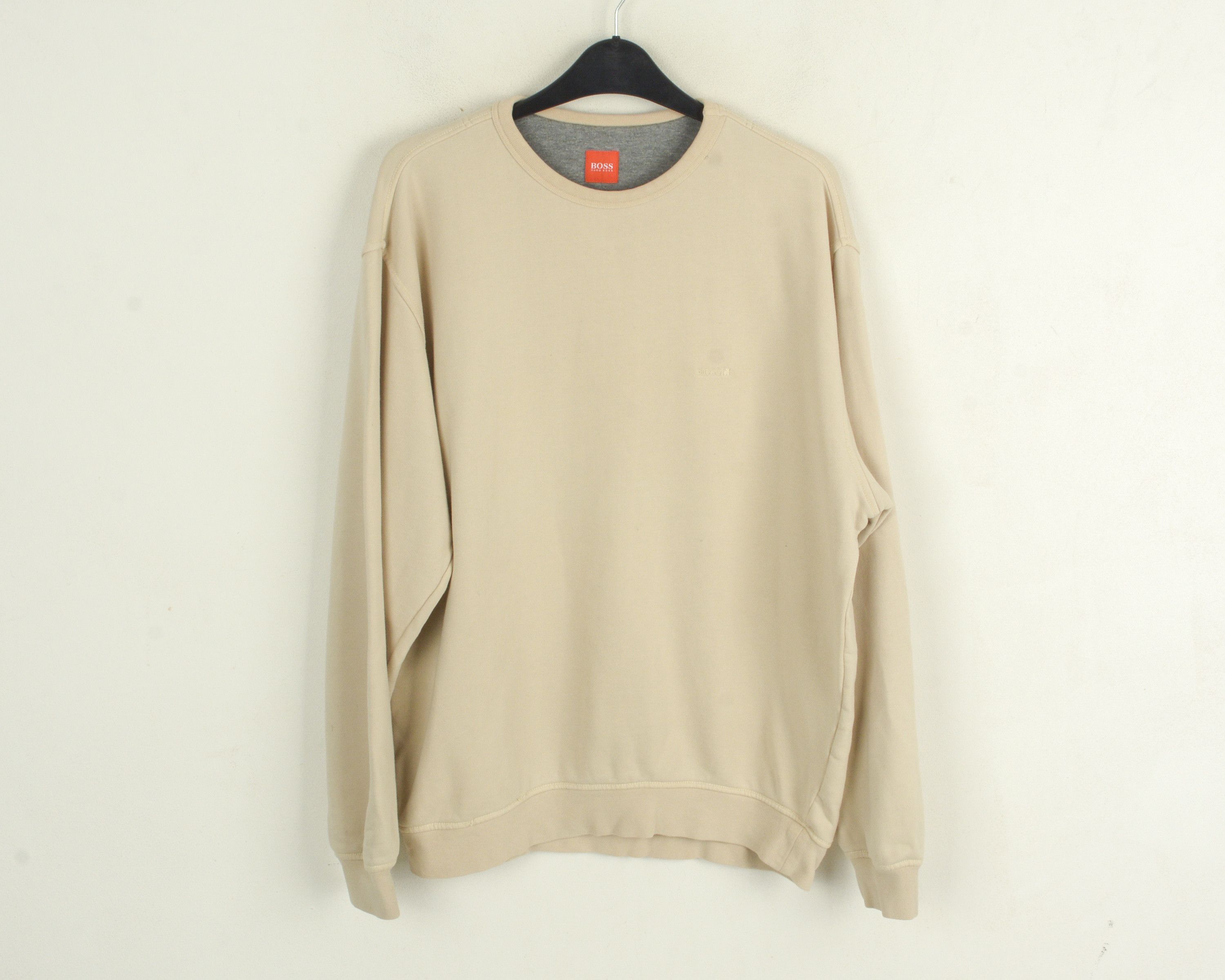 Hugo Boss Orange Mens S Crew Neck Pullover Sweater Cotton Sweatshirt Size US S / EU 44-46 / 1 - 1 Thumbnail