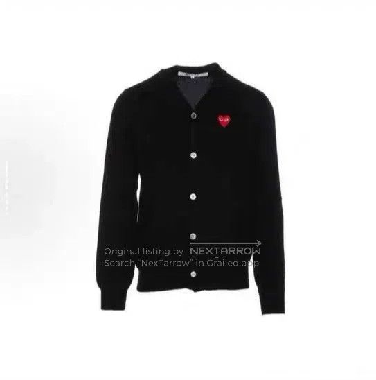 Comme des Garcons Comme Des Garcons Black Round Neck Cardigan Size XL / US 12-14 / IT 48-50 - 1 Thumbnail