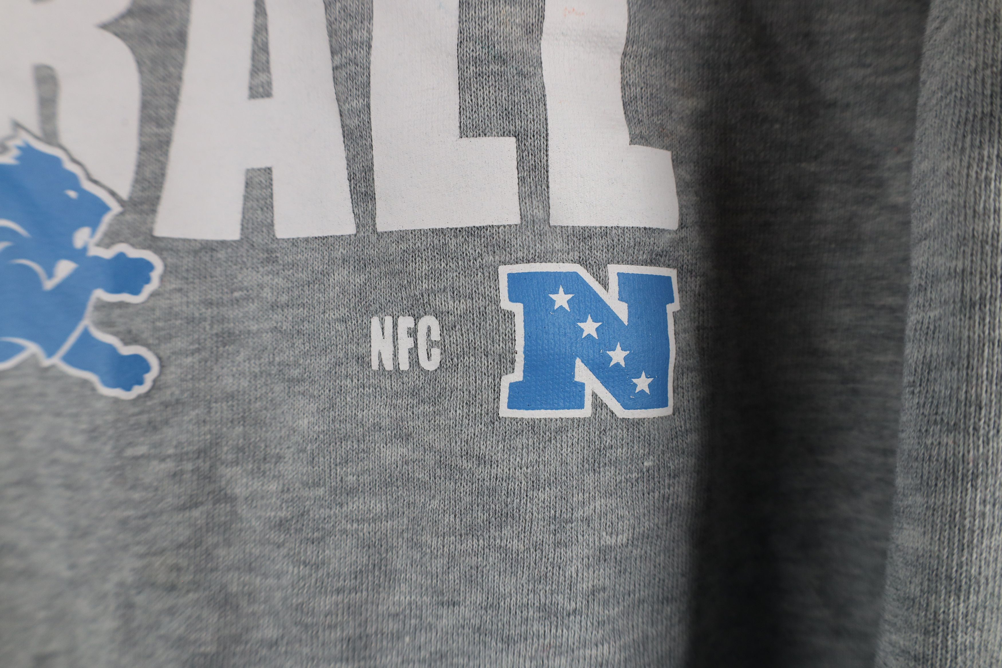 Vintage Vintage Spell Detroit Lions Football Hoodie Sweatshirt Gray Size US M / EU 48-50 / 2 - 5 Thumbnail