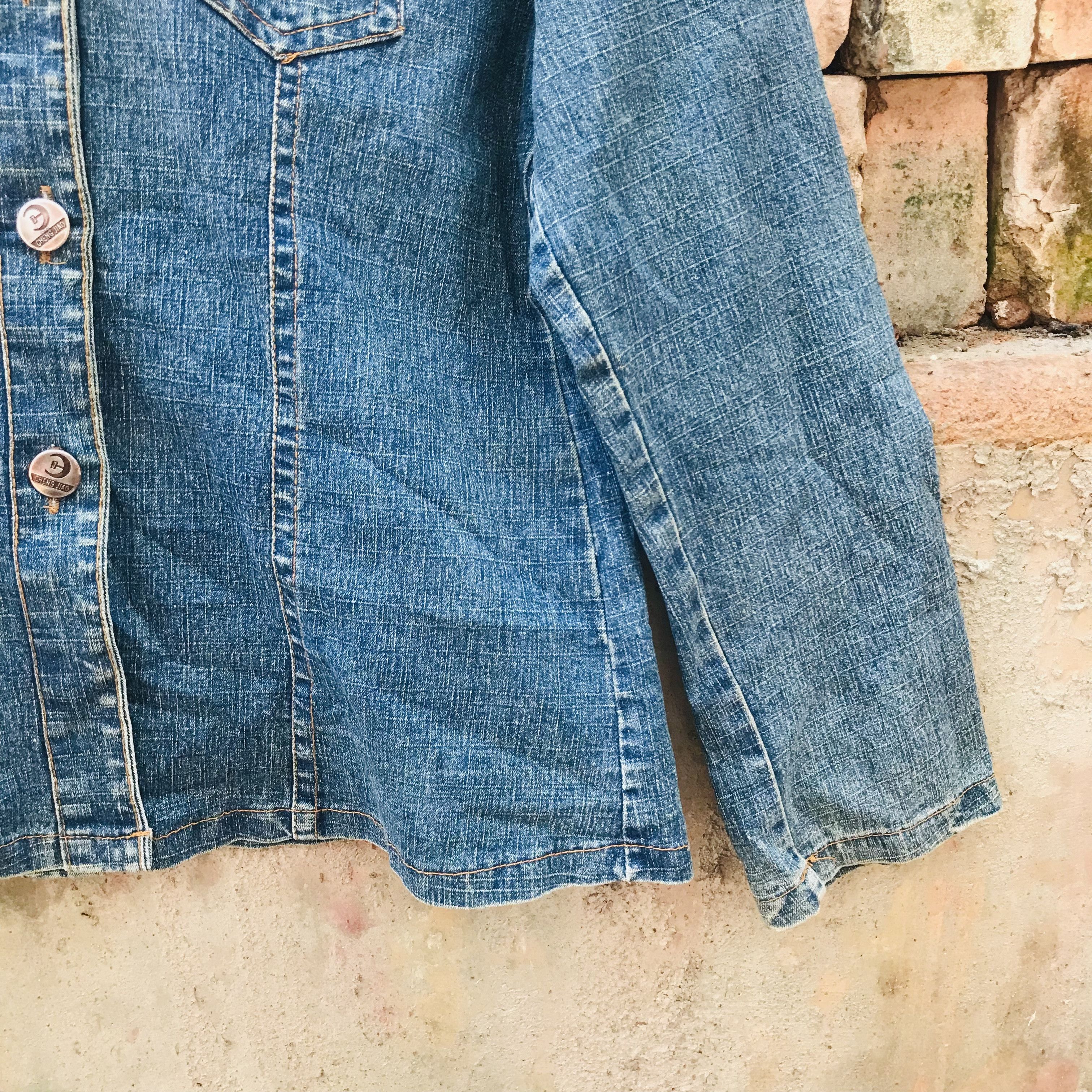 Japanese Brand × Vintage Vintage Japanese Denim Shirt Size M / US 6-8 / IT 42-44 - 4 Thumbnail