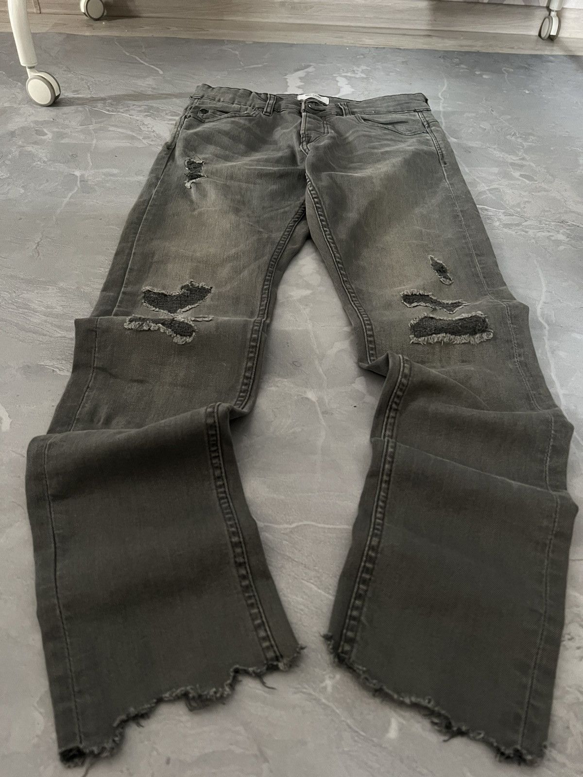 Y2K Japanese Archive Slim Jeans / Balenciaga Style 90s