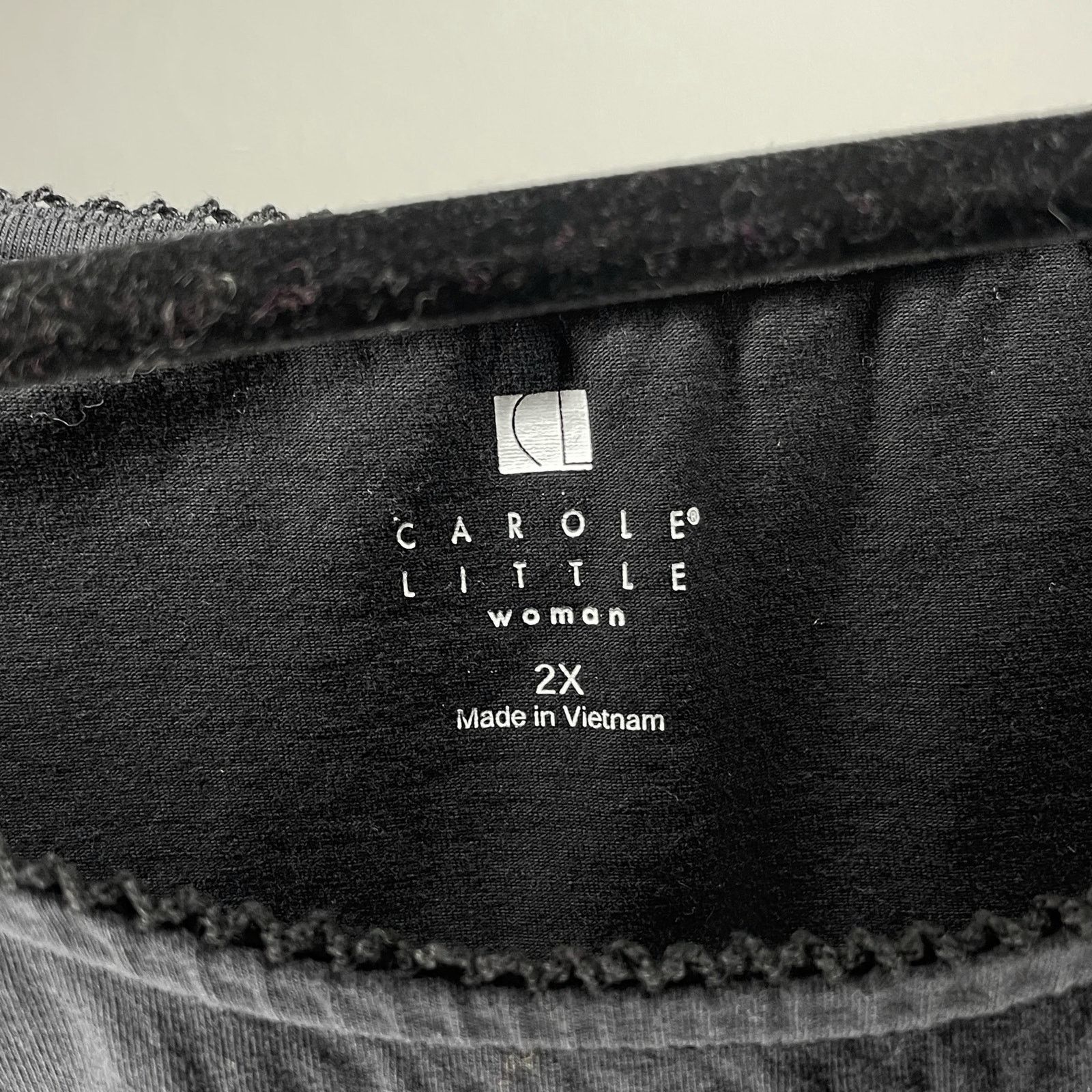 Other NWOT Carole Little Black Tank Blouse Size XXL / US 16-18 / IT 52-54 - 5 Thumbnail