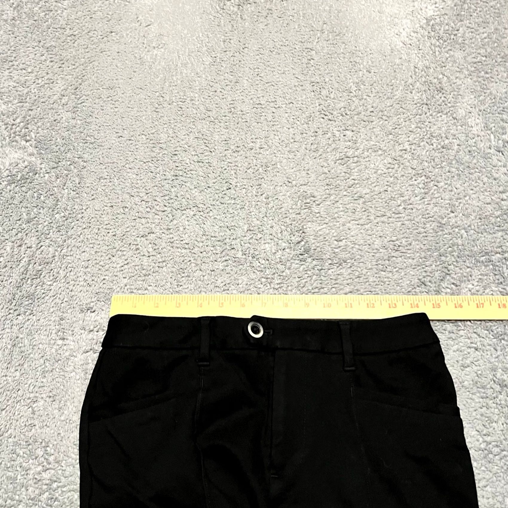 Anthropologie Anthropologie Pants Womens 4 Black 29x29 Mid Rise The Essential Trouser Chino Womens Size 27" / US 4 / IT 40 - 7 Thumbnail