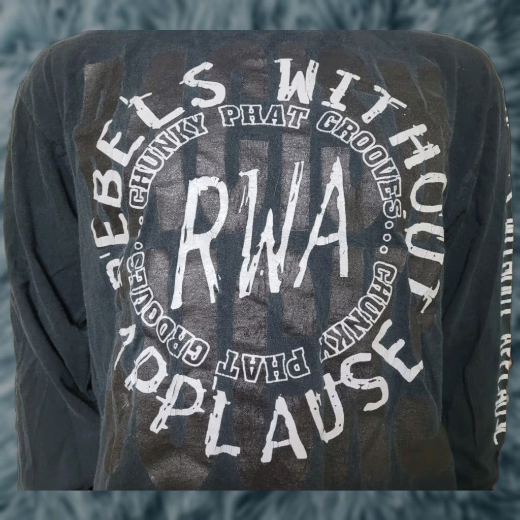Vintage VTG 90s Rebels Without Applause Chicago Thrash Metal Band Long Sleeve T Shirt XL Size US XL / EU 56 / 4 - 1 Thumbnail