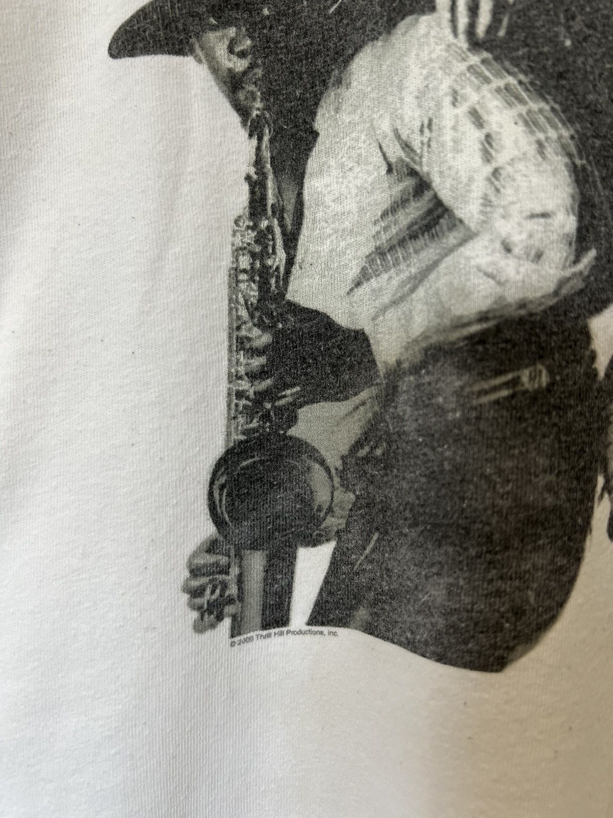 Band Tees Vintage White T Shirt Bruce Springsteen 2009 Thrill Hill Size US XL / EU 56 / 4 - 3 Thumbnail