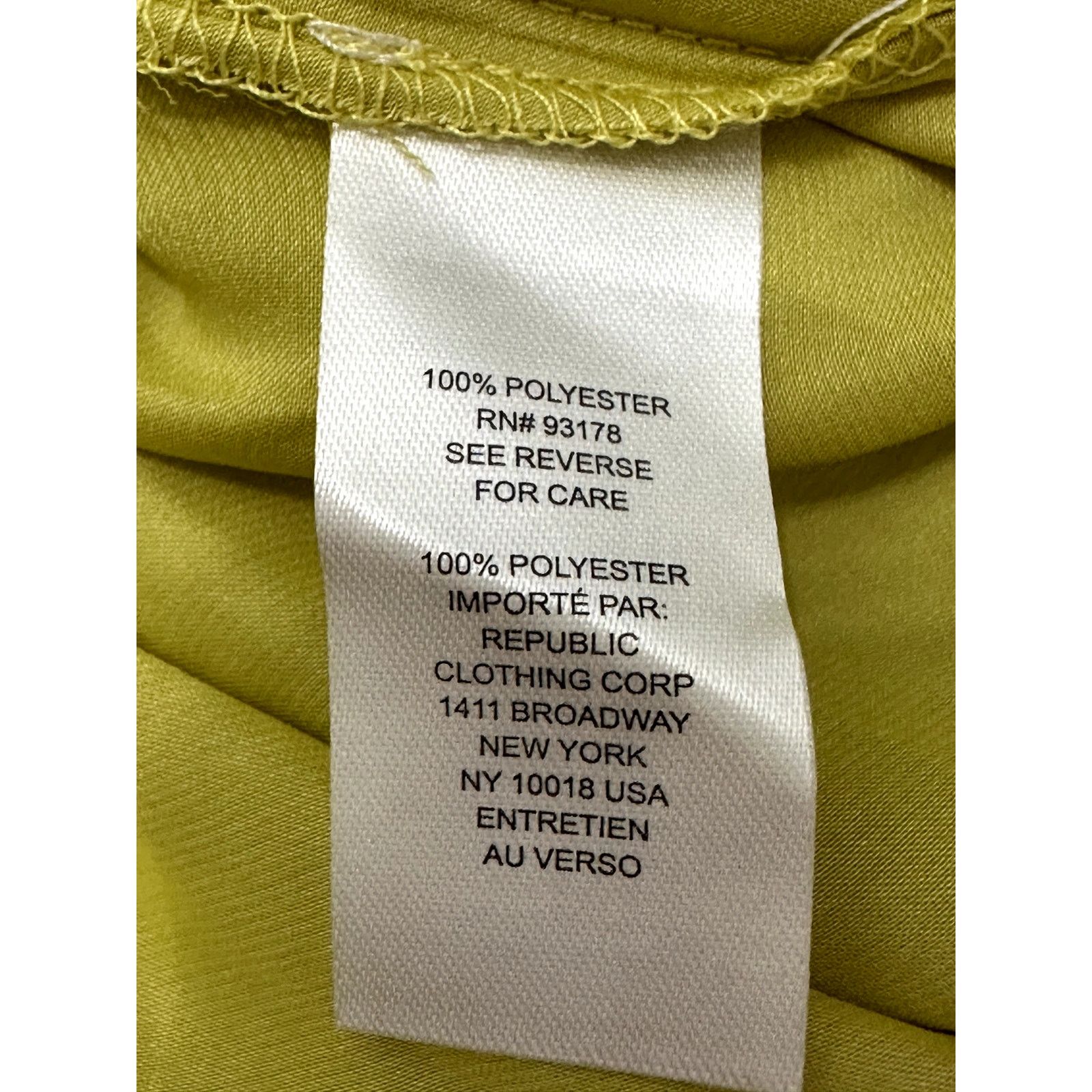Other Industry Republic Top Button Up Short Sleeves Yellow Green M Size M / US 6-8 / IT 42-44 - 11 Thumbnail