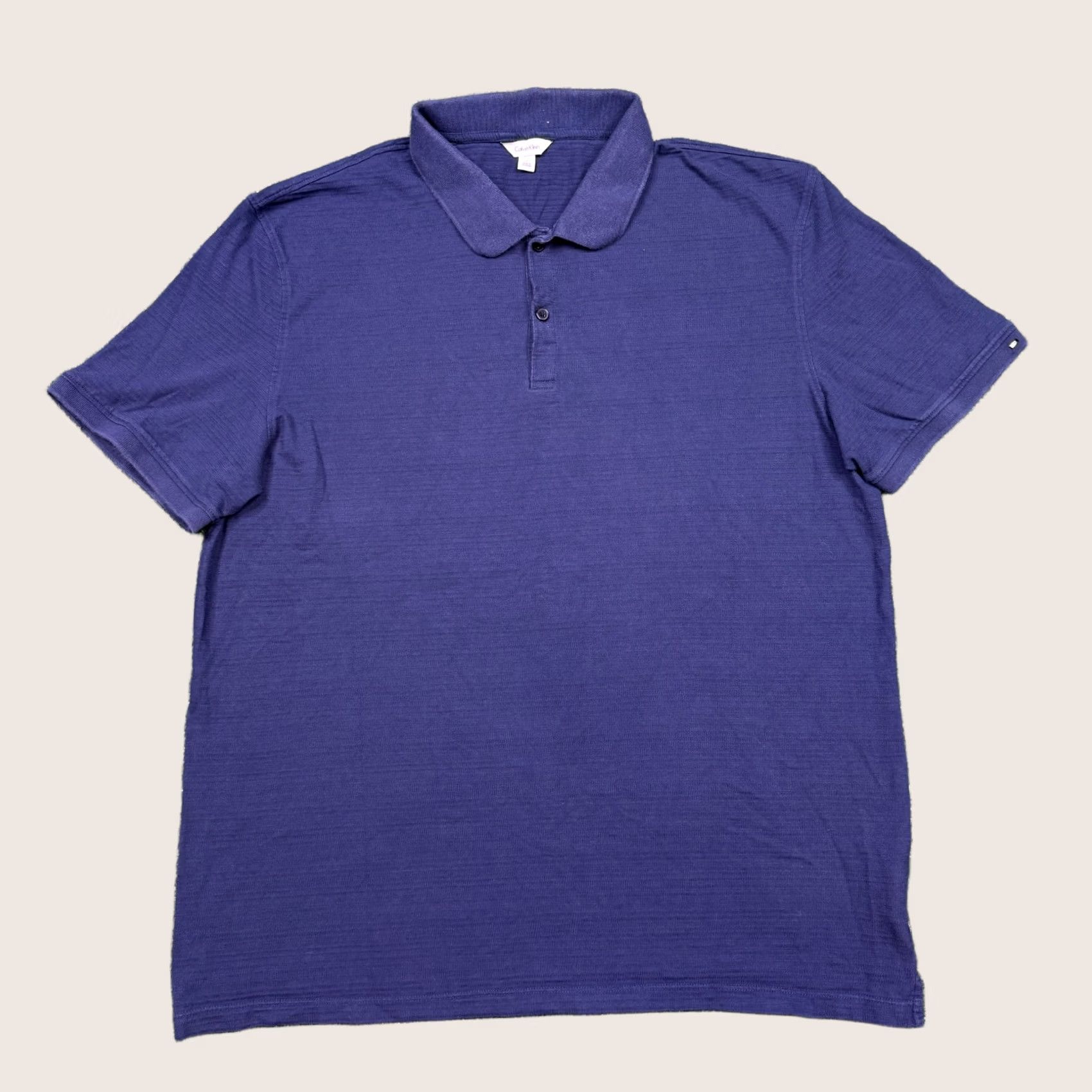 Calvin Klein Calvin Klein Polo Shirt Men's L Blue Short Sleeve Collared Slim Fit Preppy Size US L / EU 52-54 / 3 - 1 Thumbnail
