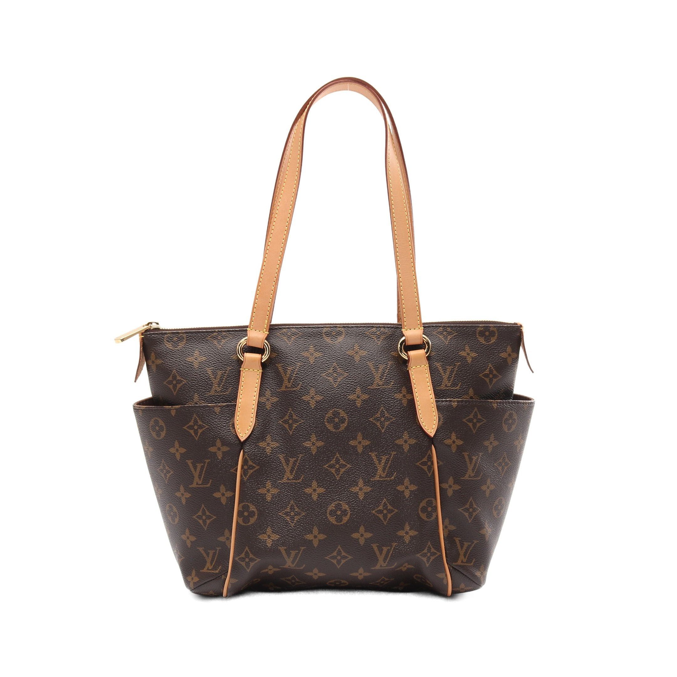 Louis Vuitton Totally Pm Monogram Shoulder Bag Tote Leather Brown, Women's