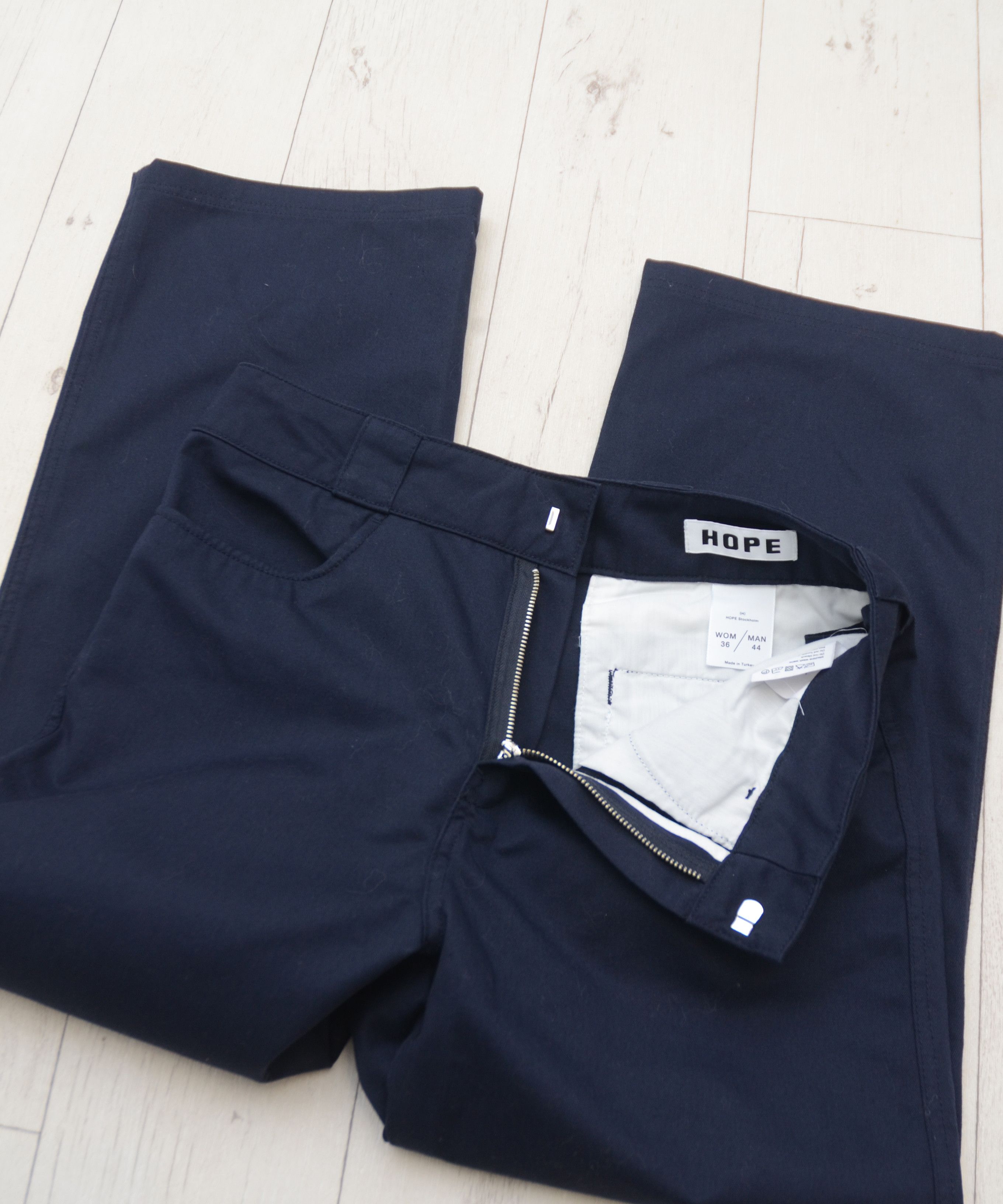 Hope HOPE Stockholm Pants Black Work Unisex Navy Rare Y2K Size US 28 / EU 44 - 6 Thumbnail