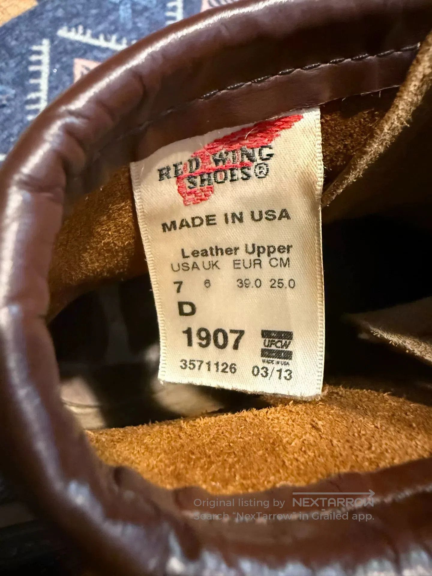 Red Wing Red Wing 1907 Early Version. Size US 7 / EU 40 - 6 Thumbnail