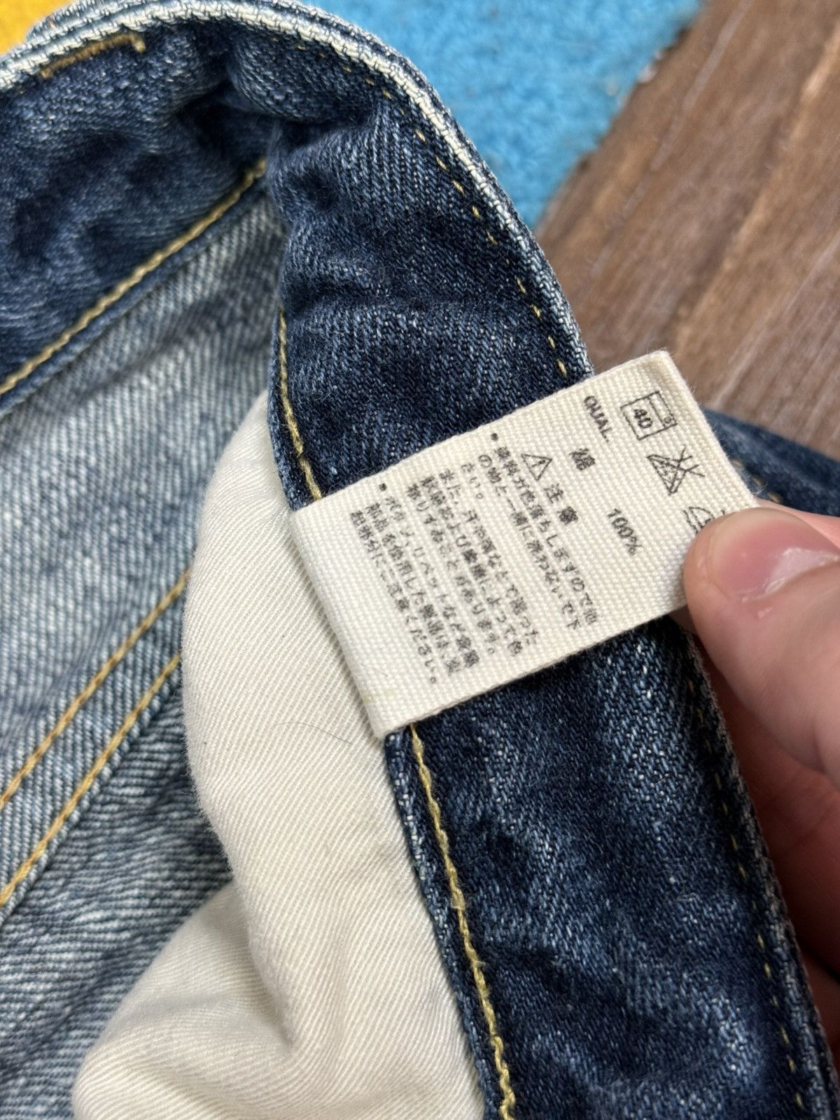 Garbstore Mens Garbstore Indigo Farm Japanese Blue Denim Selvedge Pant Size US 36 / EU 52 - 18 Thumbnail