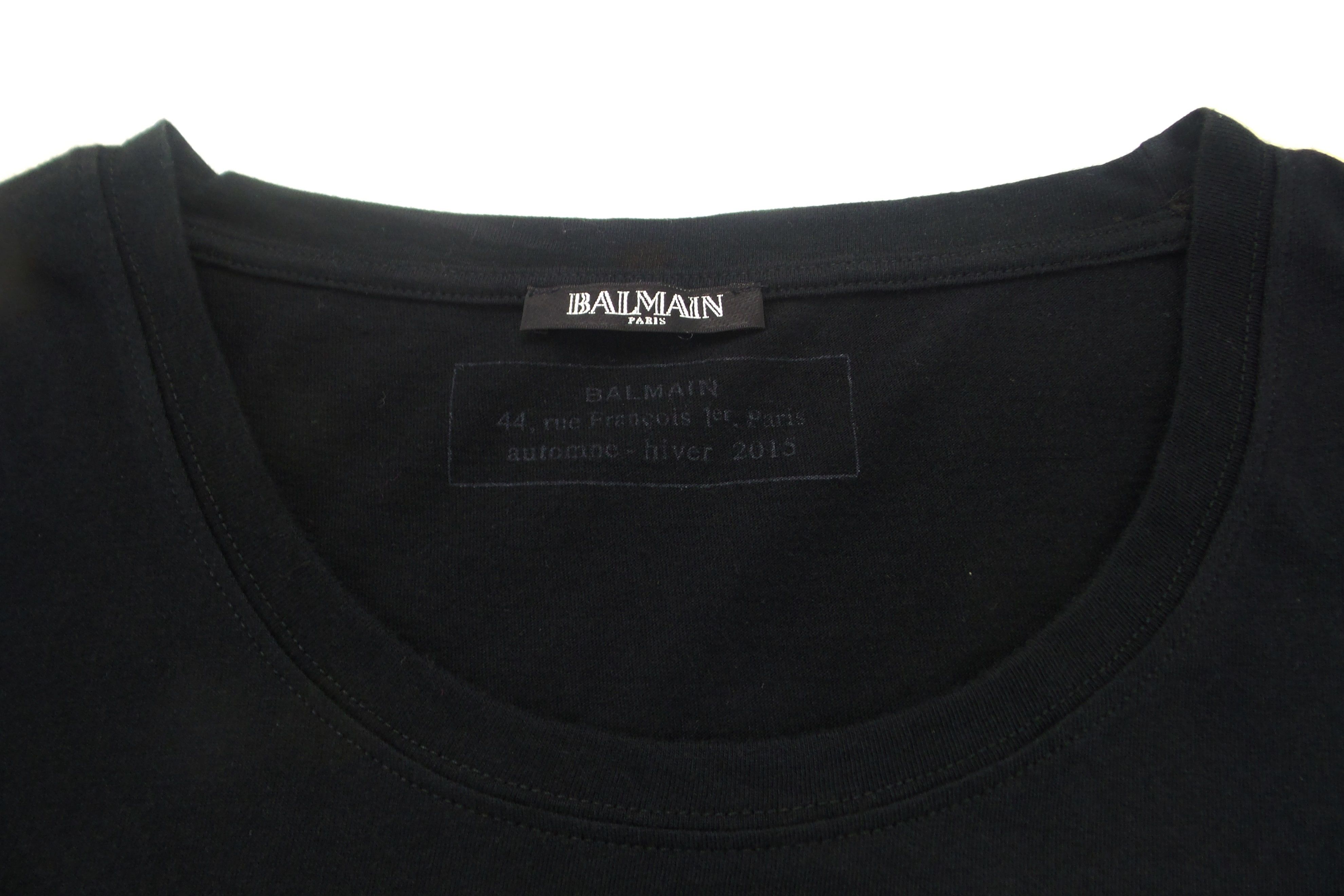 Balmain Balmain Paris Big Logo T-Shirts Size US XXL / EU 58 / 5 - 2 Thumbnail