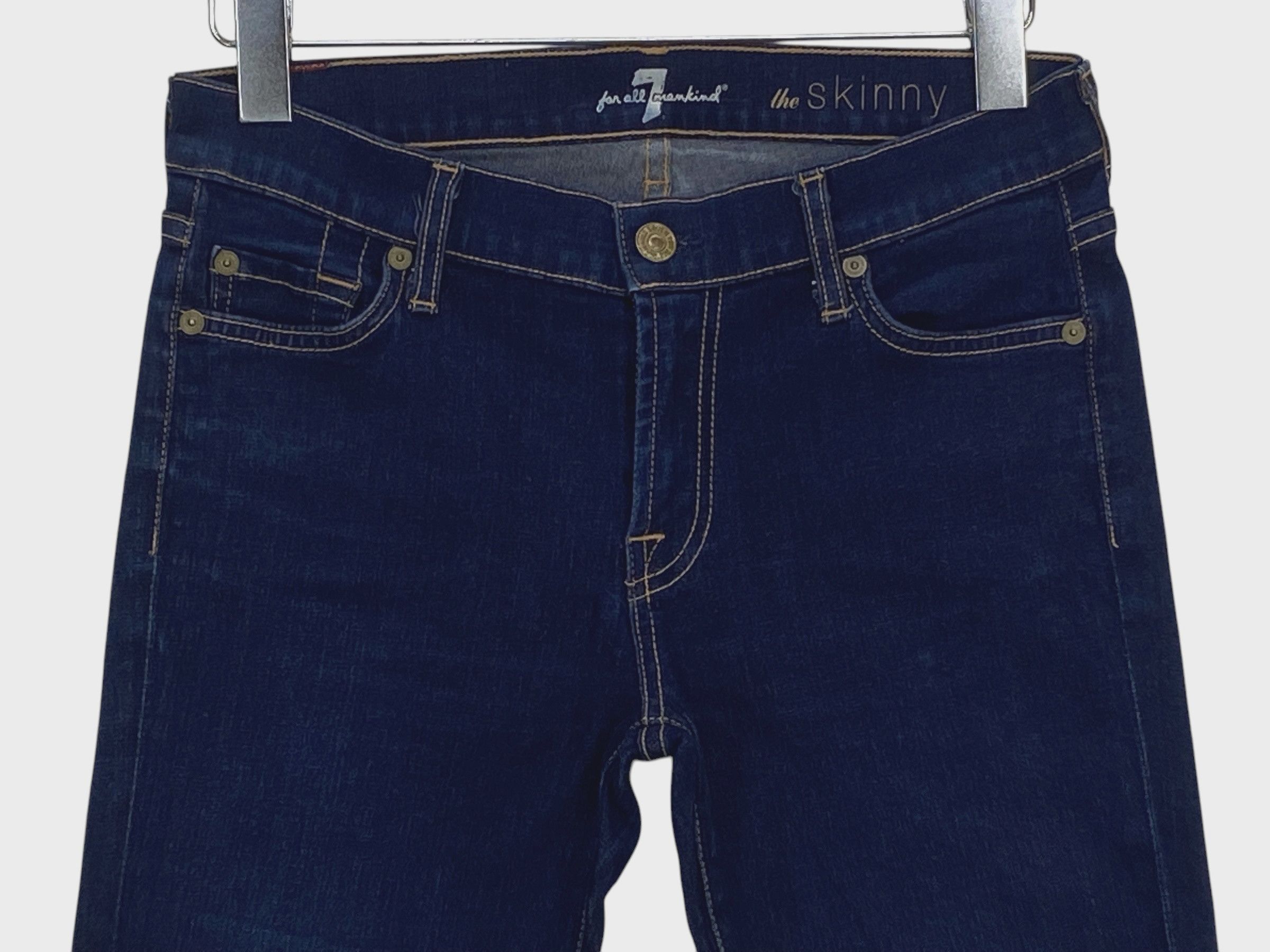 7 For All Mankind 7 For all mankind Skinny Jeans Size 28" / US 6 / IT 42 - 3 Thumbnail