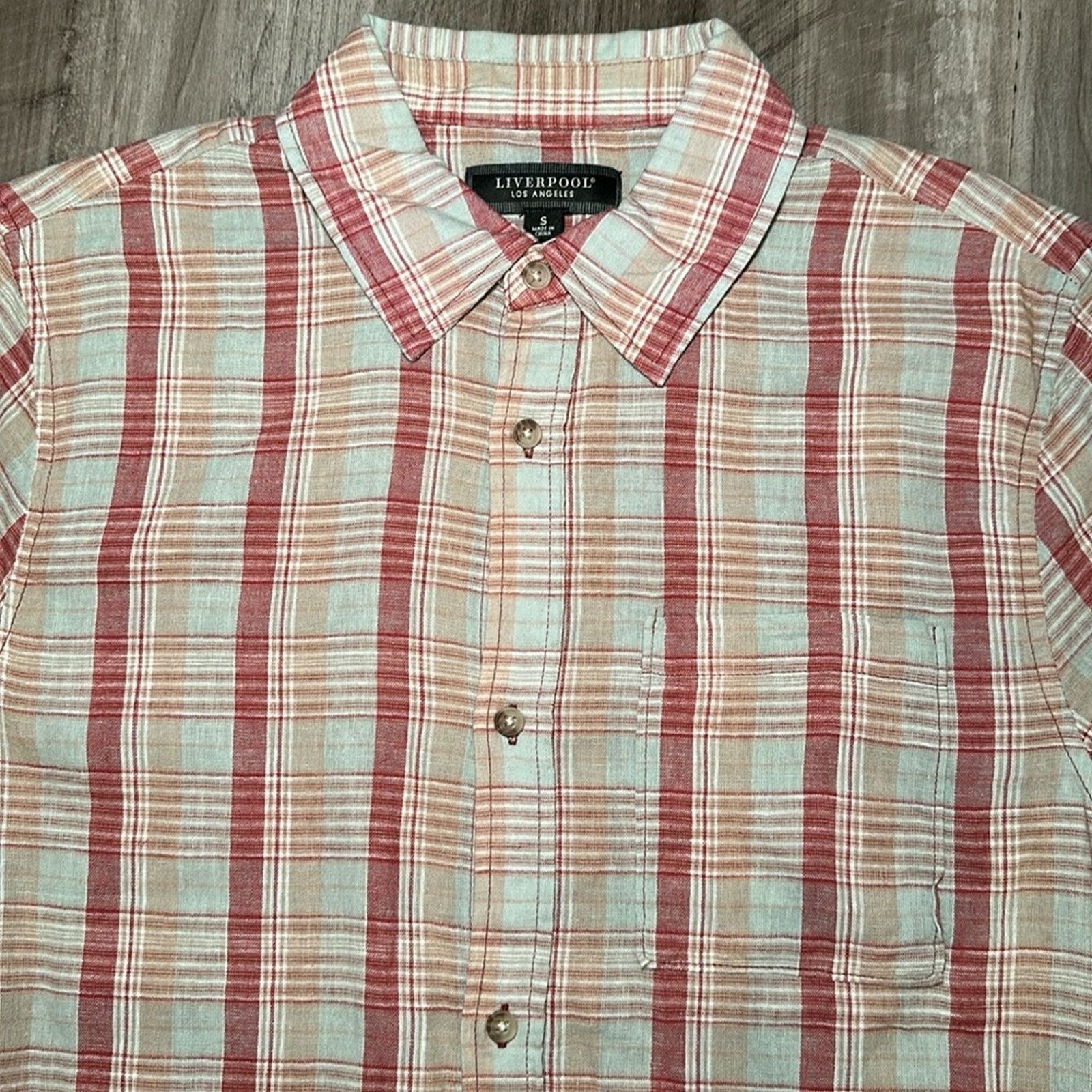 Other Liverpool Linen Blend Short Sleeve Button Down - Small Size US S / EU 44-46 / 1 - 5 Thumbnail